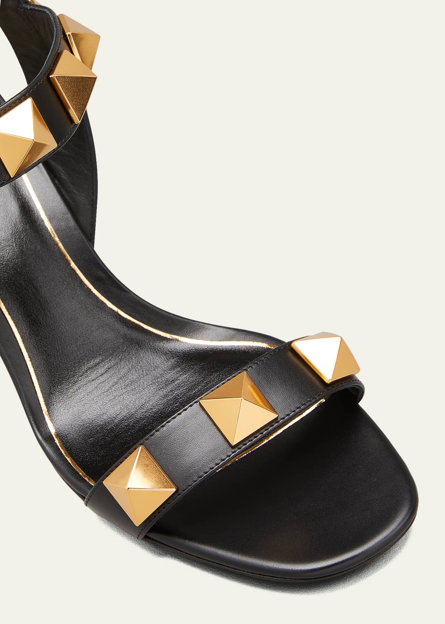 roman stud solo ankle strap sandals