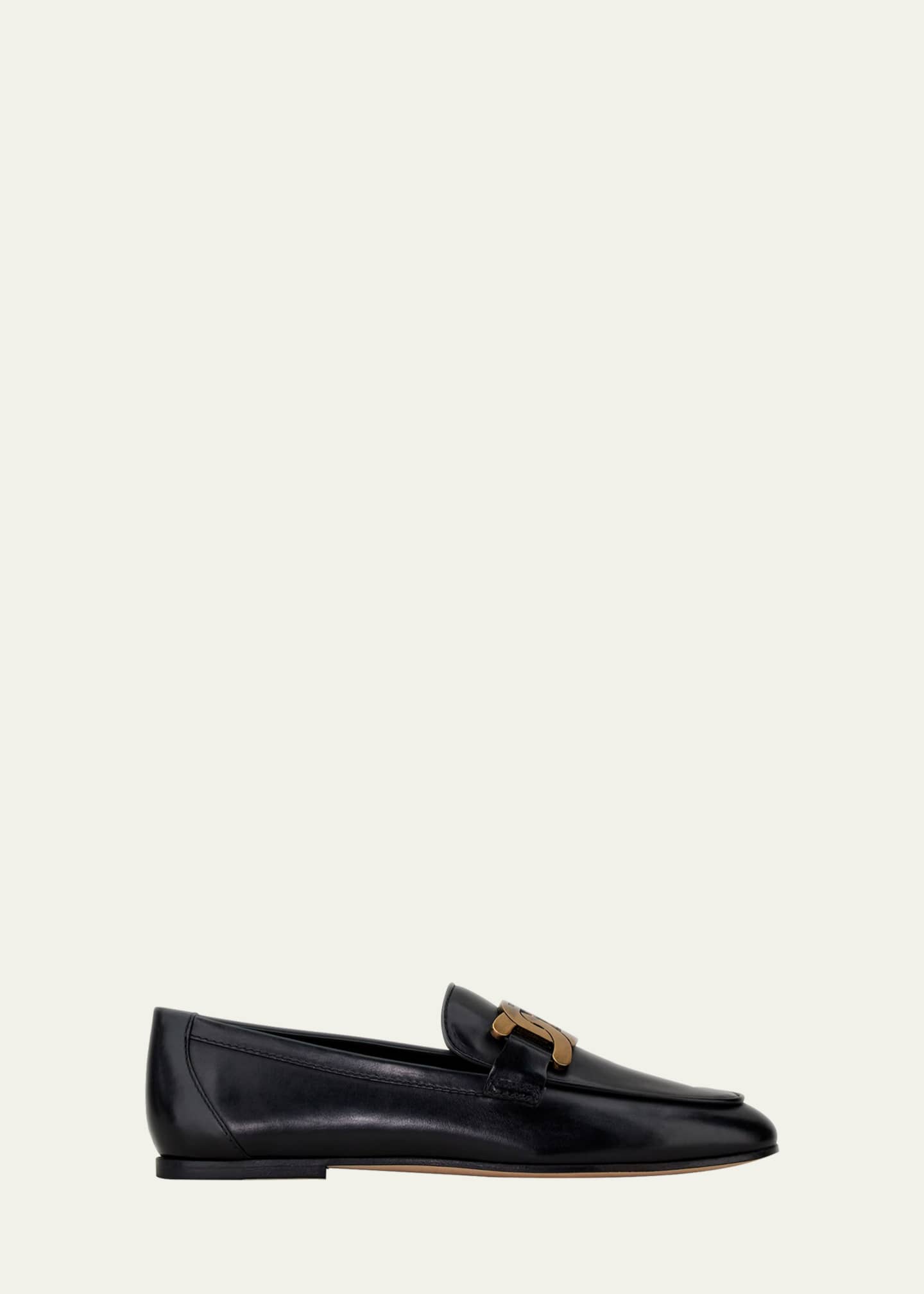 Tod's Kate Chain Flat Loafers Image 1 of 5