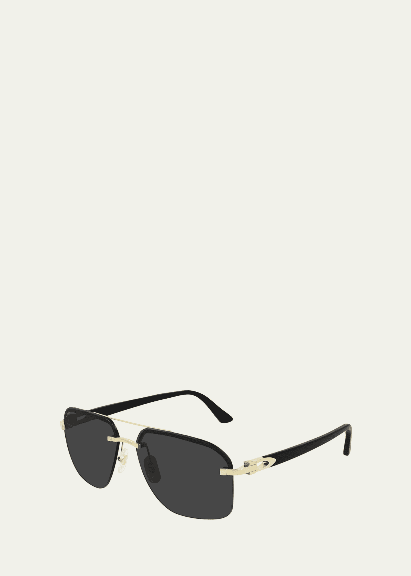 Cartier mens rimless sunglasses sales