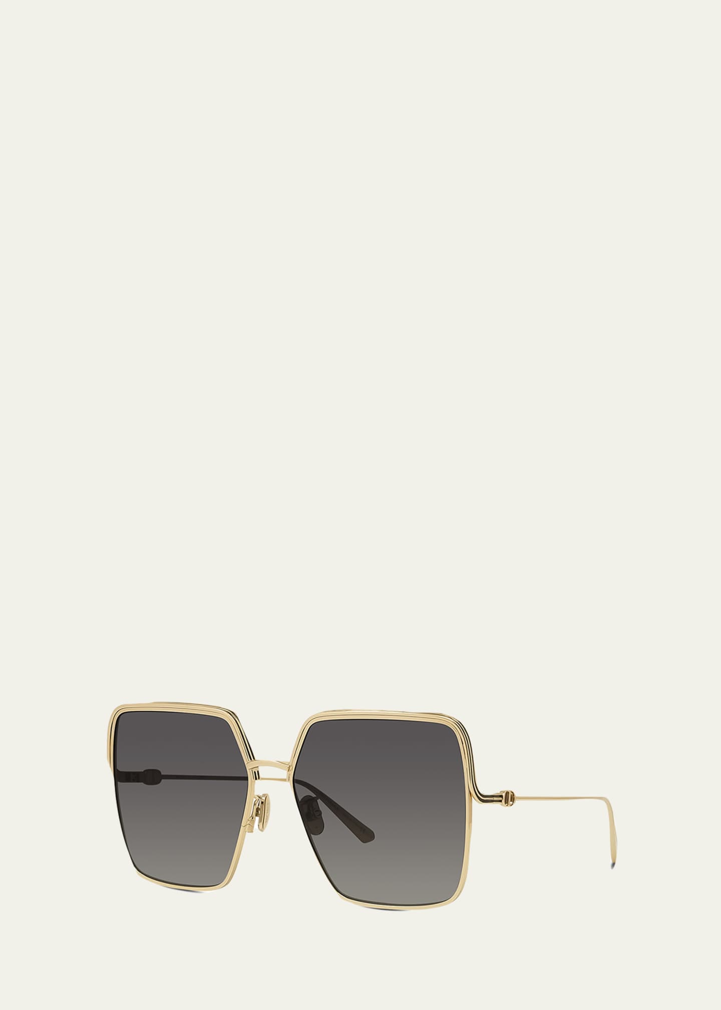 dior 62mm flat top square sunglasses