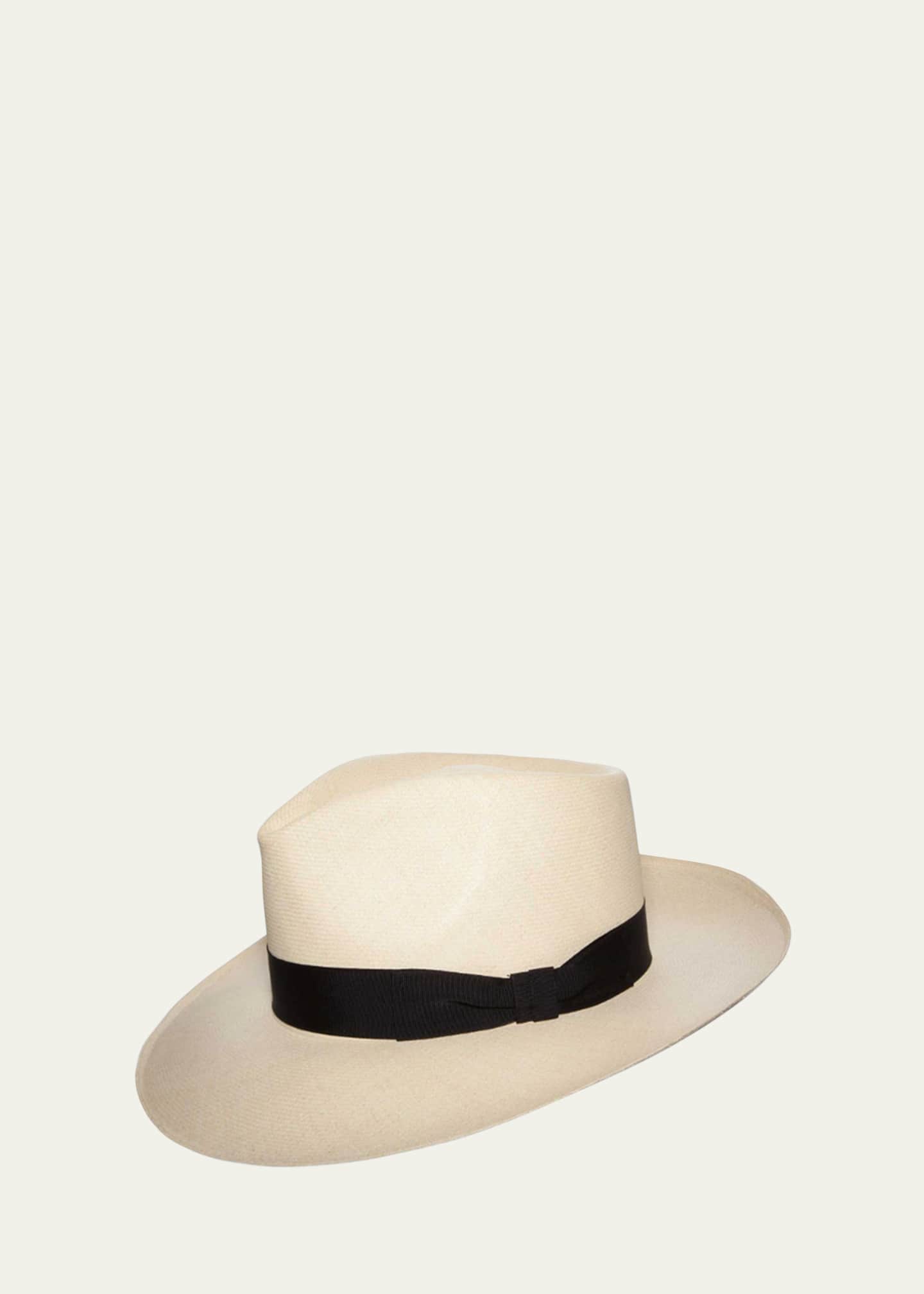 Worth & Worth by Orlando Palacios Men's Casablanca Montecristi Panama Straw Hat