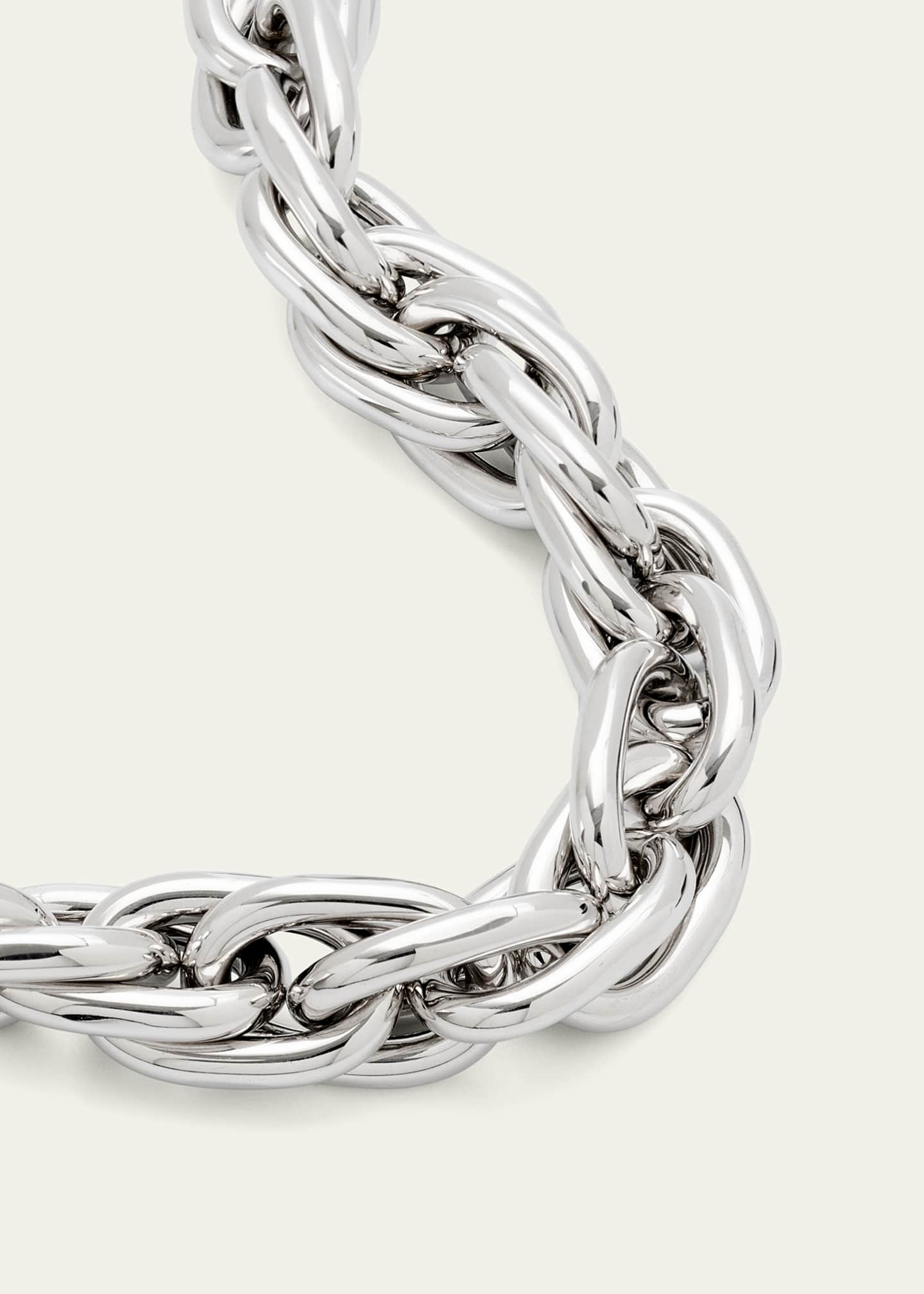 Lauren Rubinski 14k White Gold Small Multilink Chain Bracelet Image 3 of 4