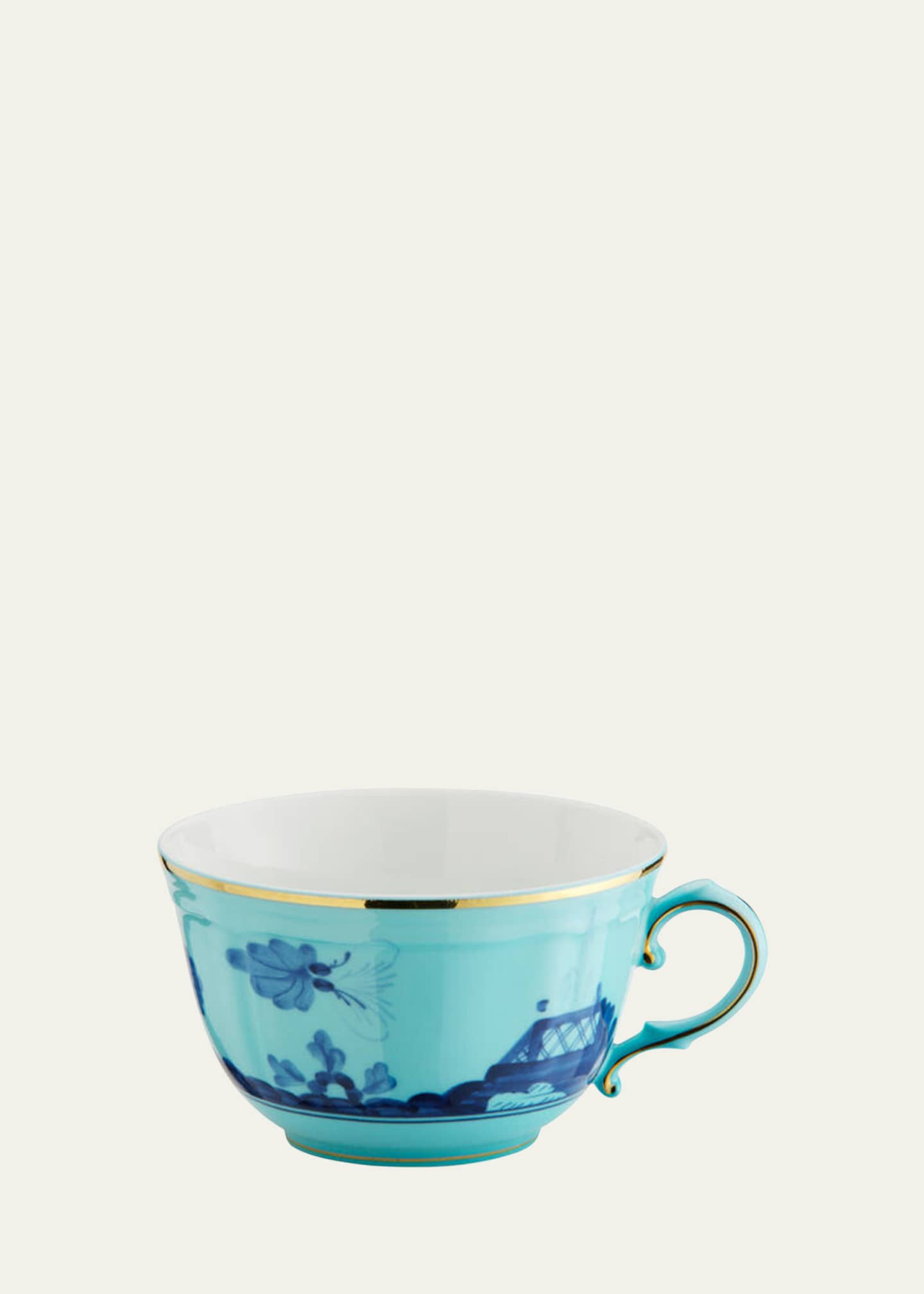 GINORI 1735 Oriente Italiano Iris Gold Teacup