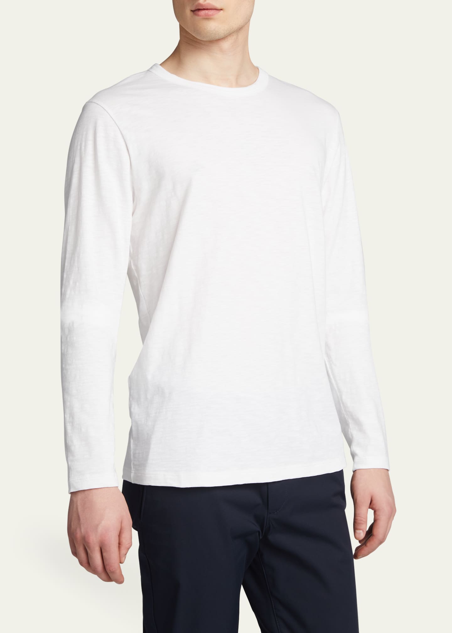 Theory Men's Cosmos Essential Long-Sleeve T-Shirt Image 4 of 5