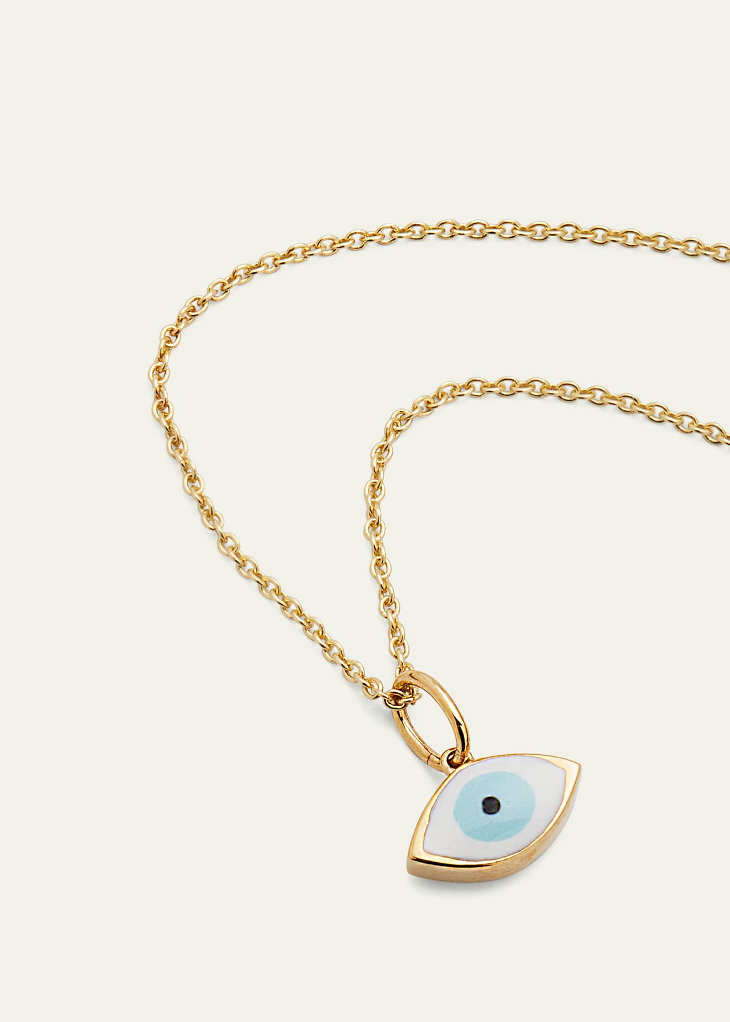 Enamel evil eye necklace cheap