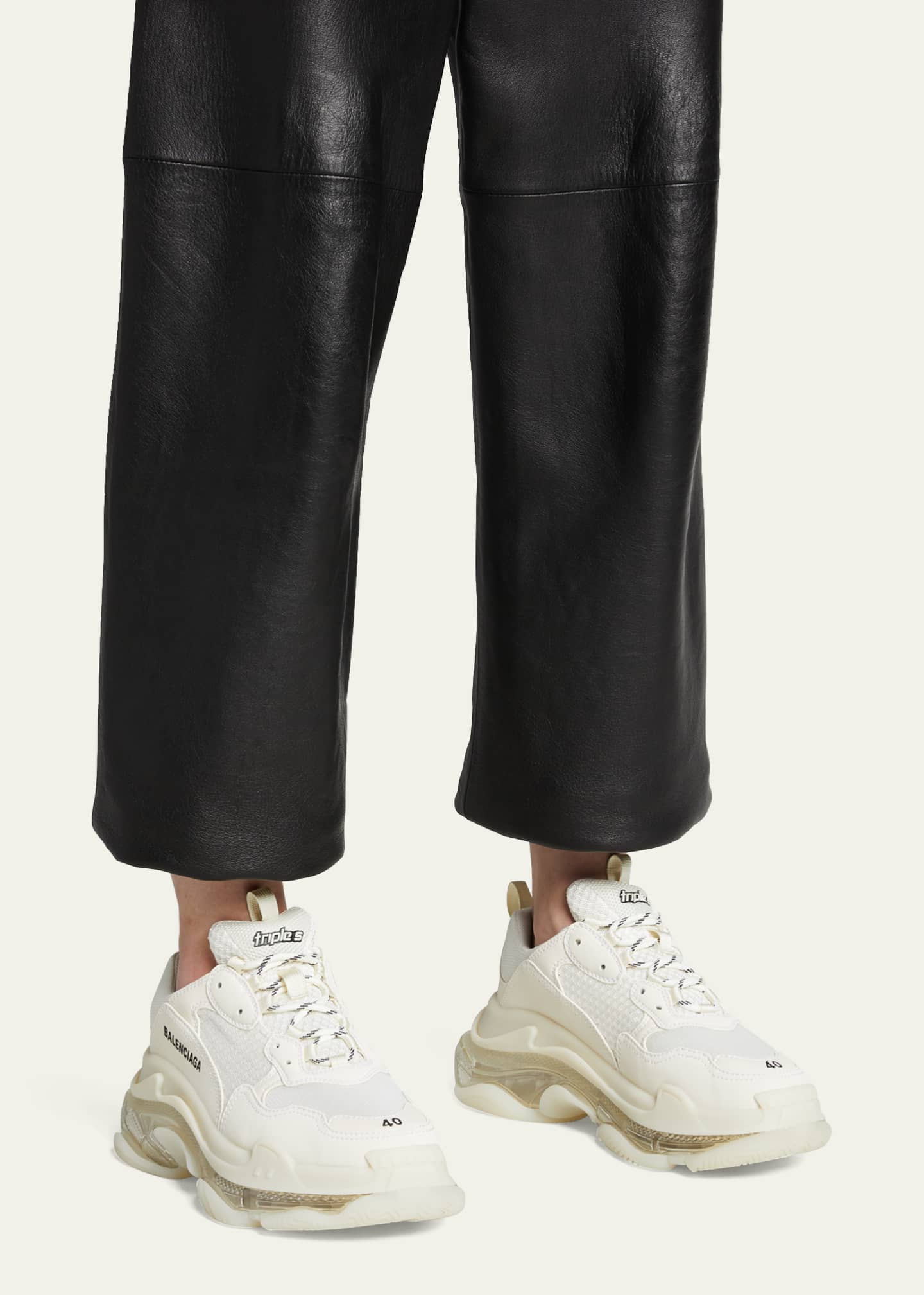 balenciaga triple s air knit mid sock