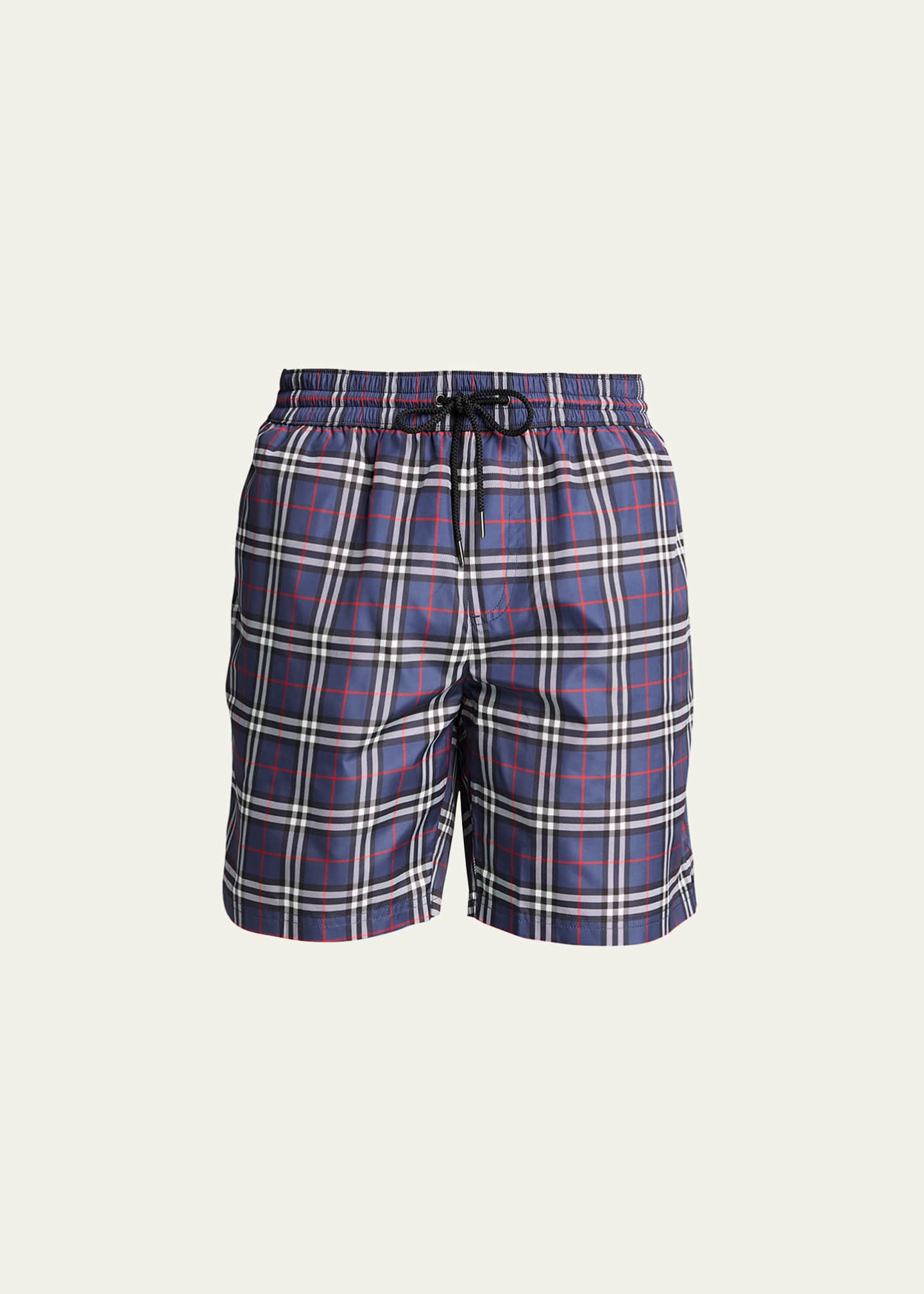 Burberry Men's Guildes Check Swim Trunks - Bergdorf Goodman