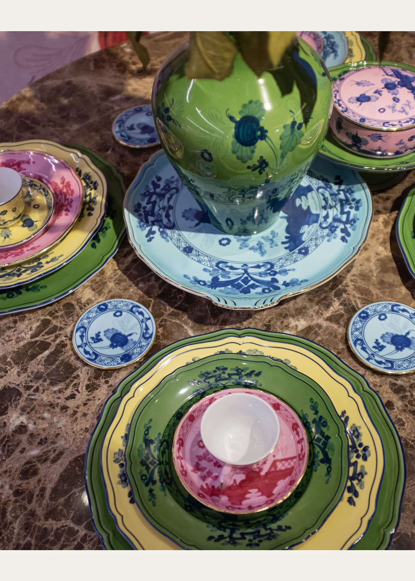 GINORI 1735 Oriente Italiano Tea Saucer, Porpora - Bergdorf Goodman
