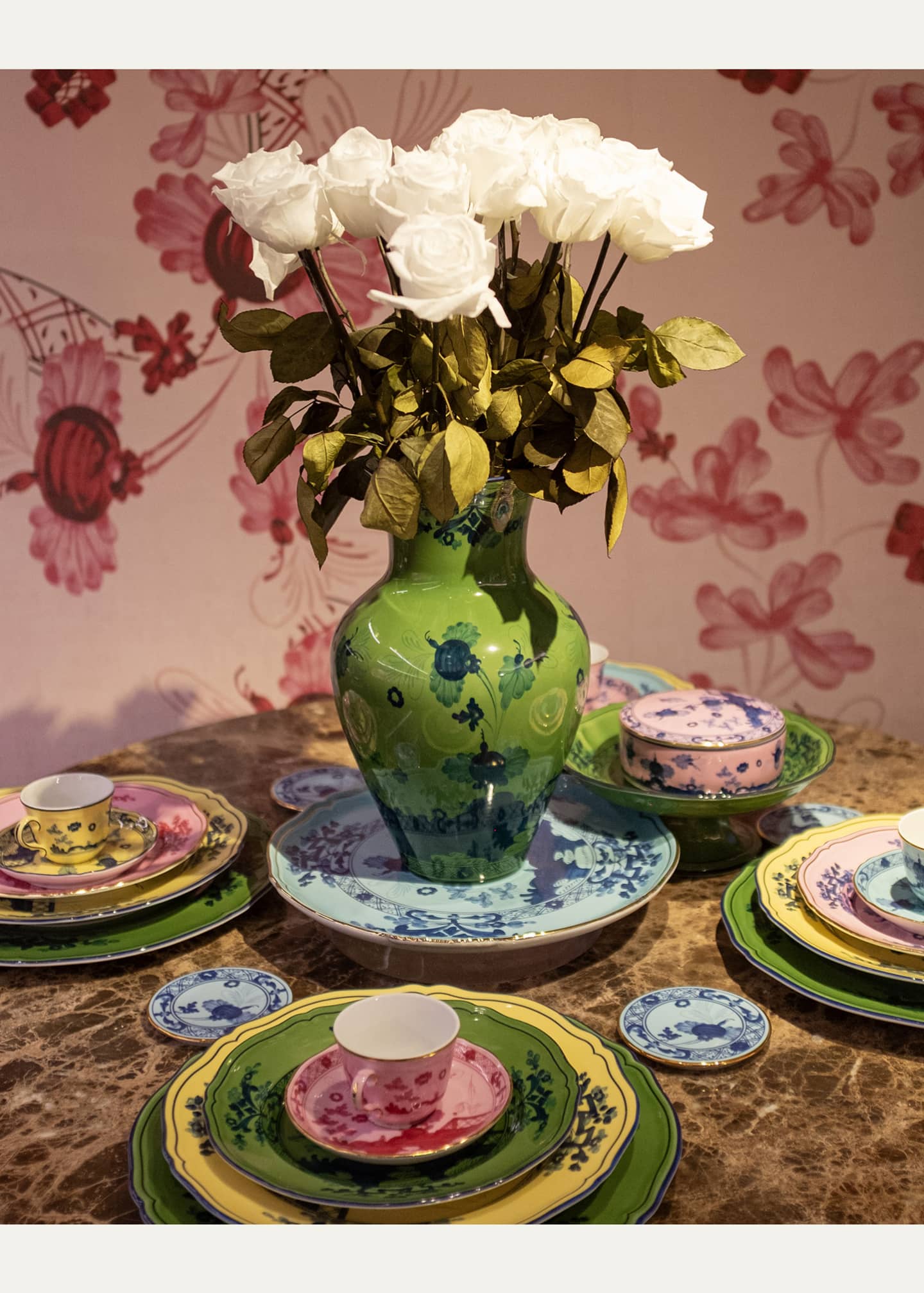 GINORI 1735 Oriente Italiano Tea Saucer, Porpora - Bergdorf Goodman