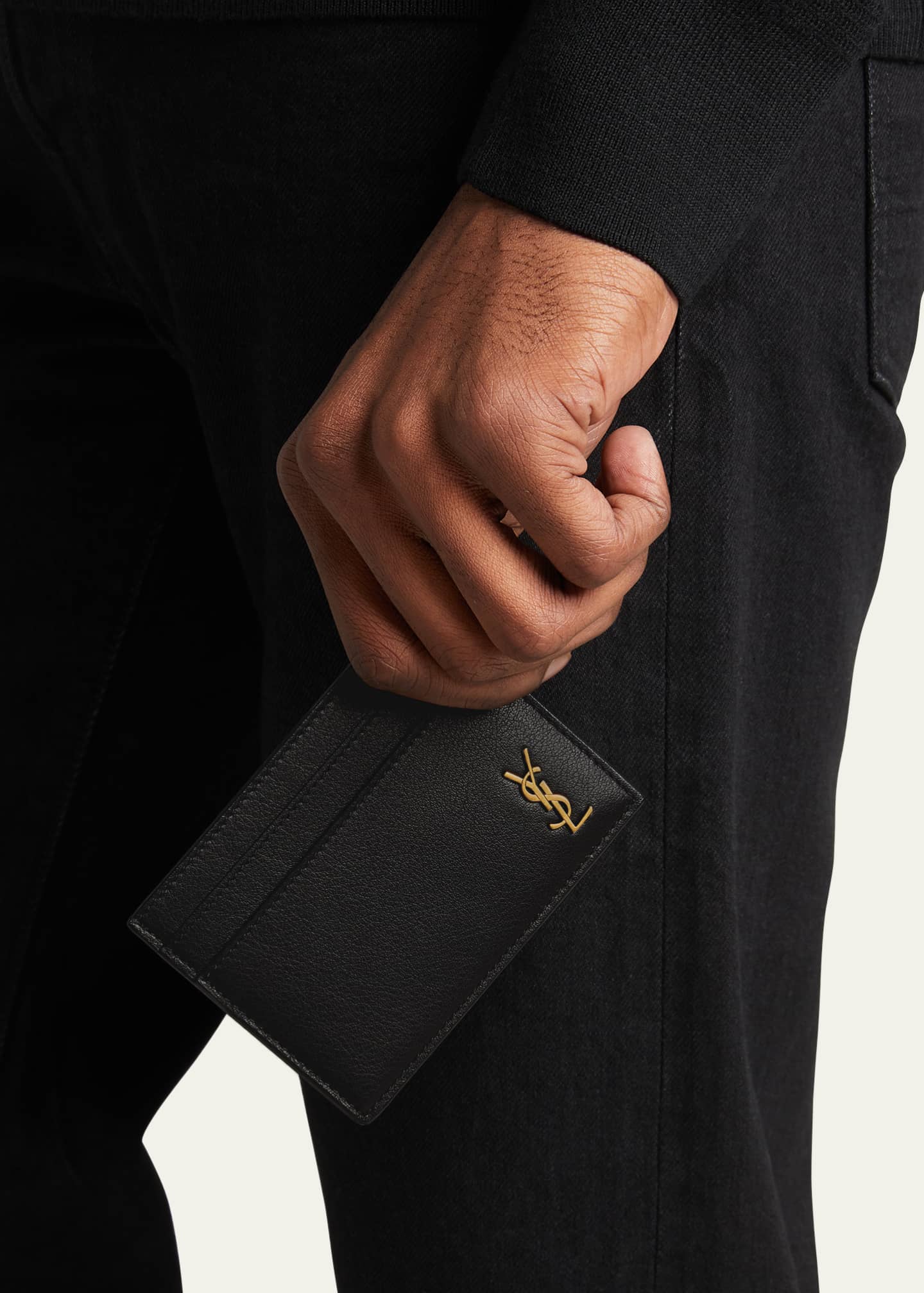 Ysl tiny monogram card case deals