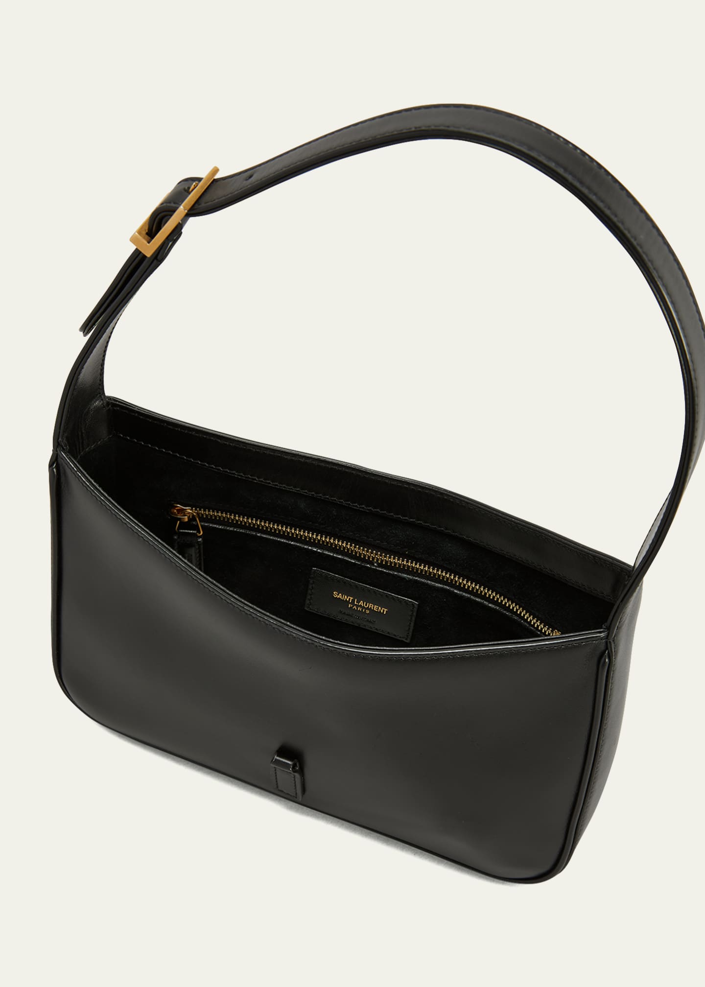 Saint Laurent Le 5 A 7 YSL Shoulder Bag in Smooth Leather - Bergdorf ...