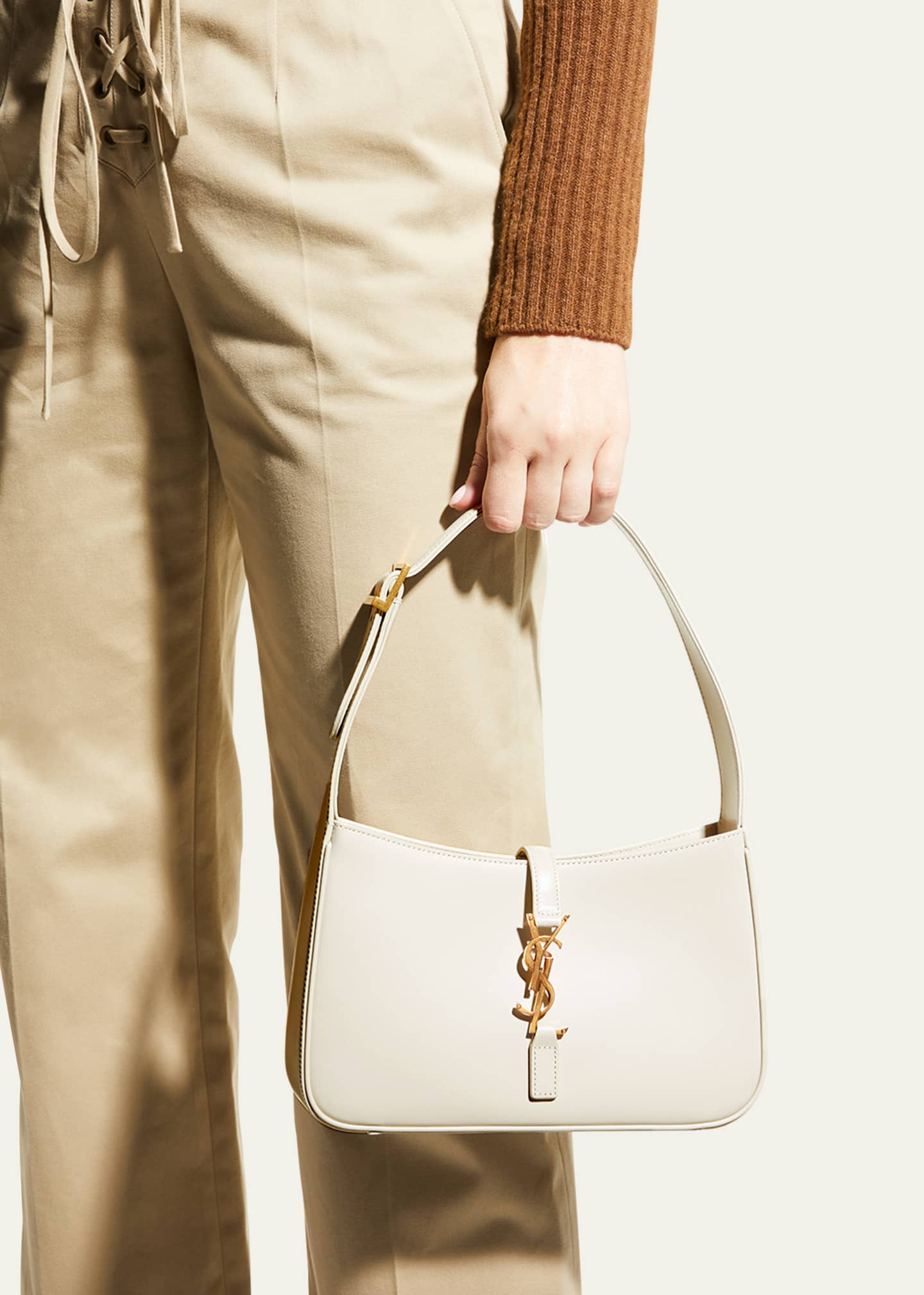 Khaki ysl bag store