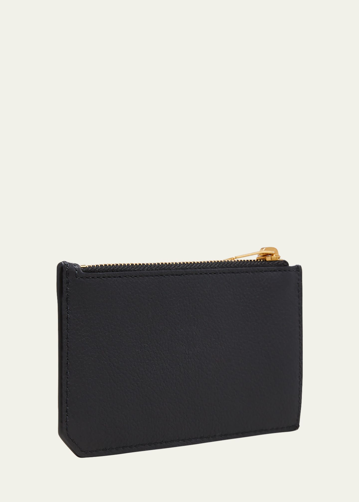 Saint Laurent Ysl Monogram Tiny Zip Card Case Wallet