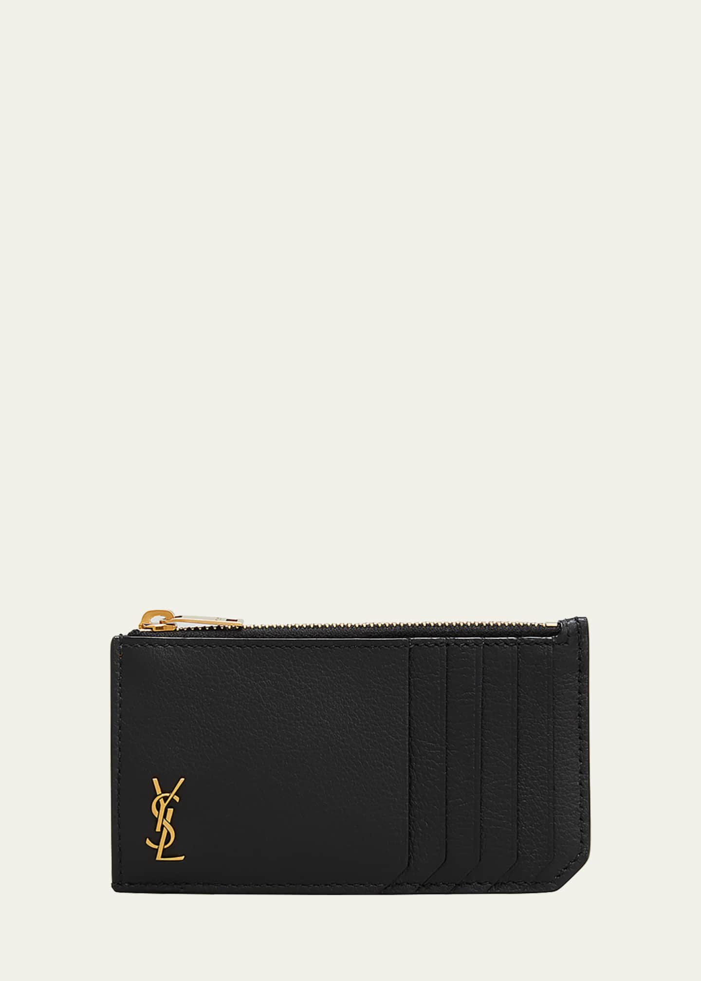 Saint Laurent YSL Credit Card Holder - Black – Kith