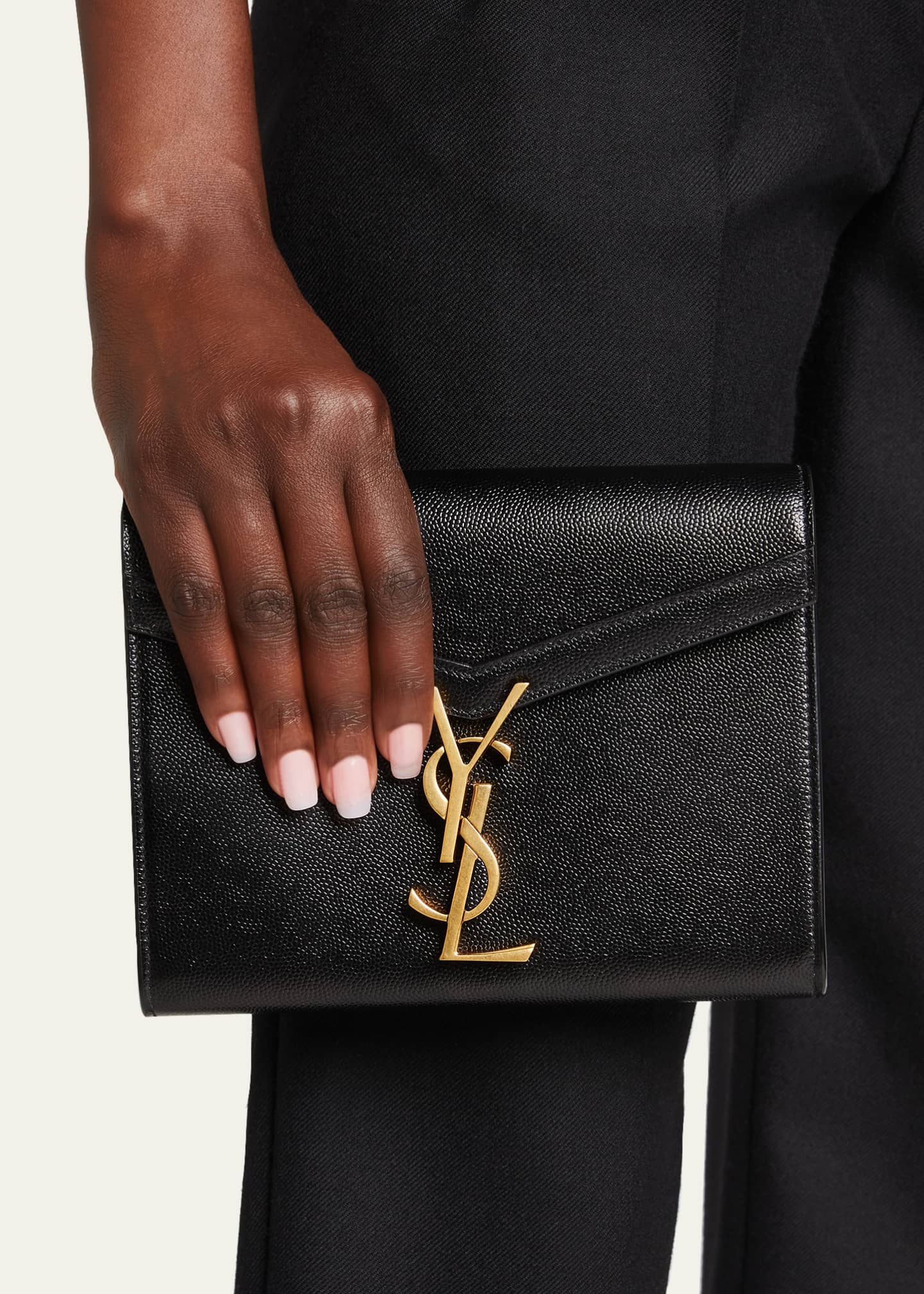 CASSANDRE East/West wallet in smooth leather, Saint Laurent