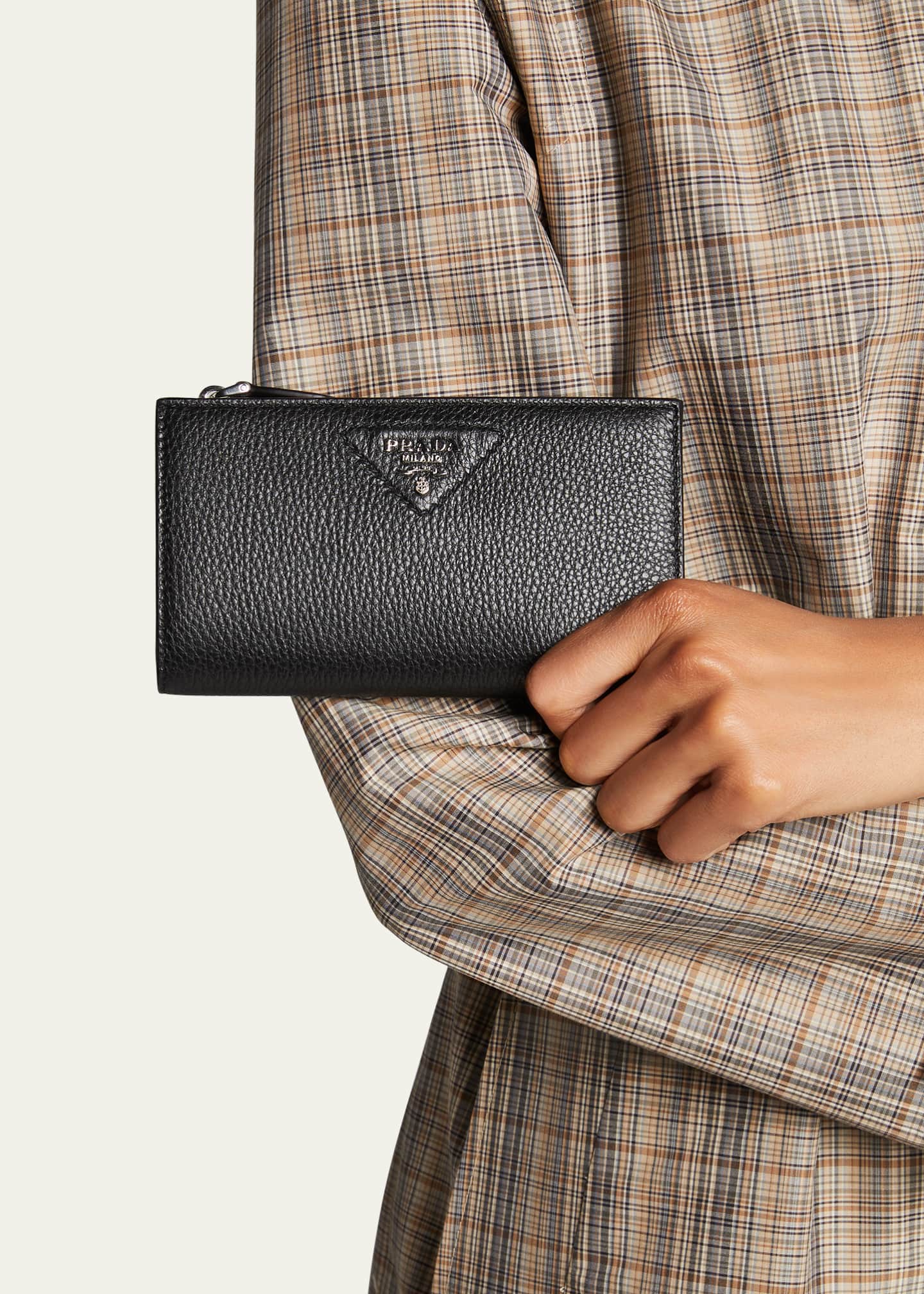 Prada Calfskin Long Zip Wallet Image 2 of 4