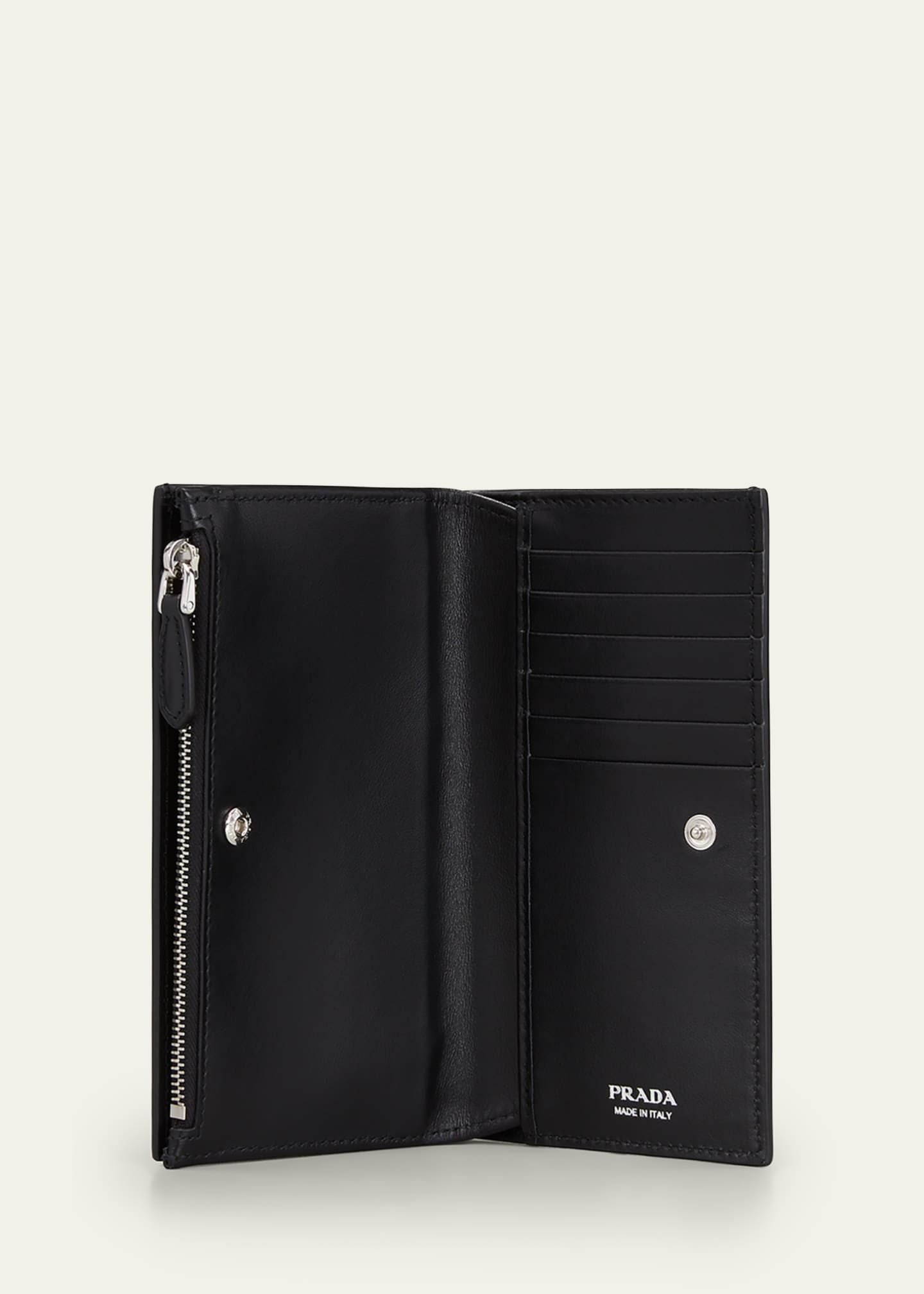 Prada Calfskin Long Zip Wallet Image 4 of 4