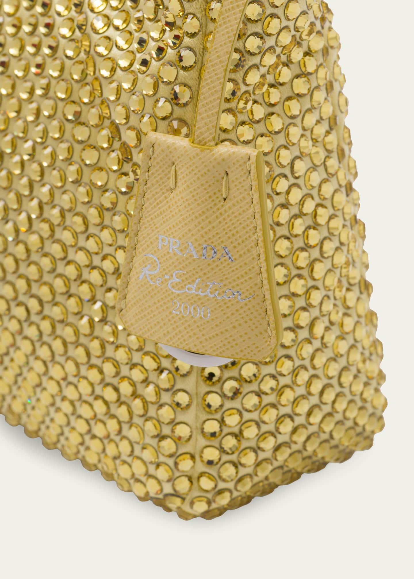 Prada Re-Edition 2000 Allover Crystal-Embellished Shoulder Bag