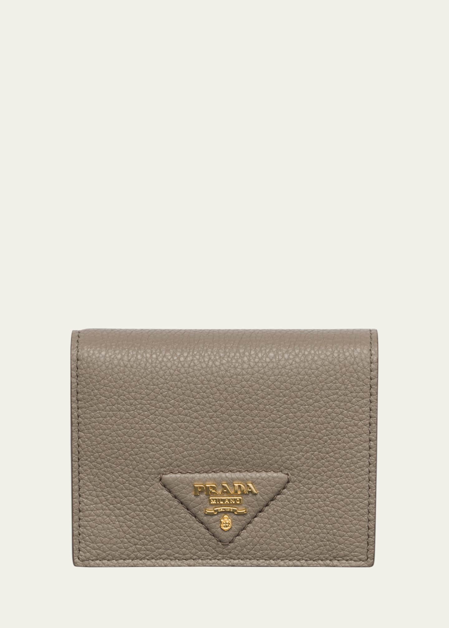 Prada Small Leather Bifold Wallet Image 1 of 3