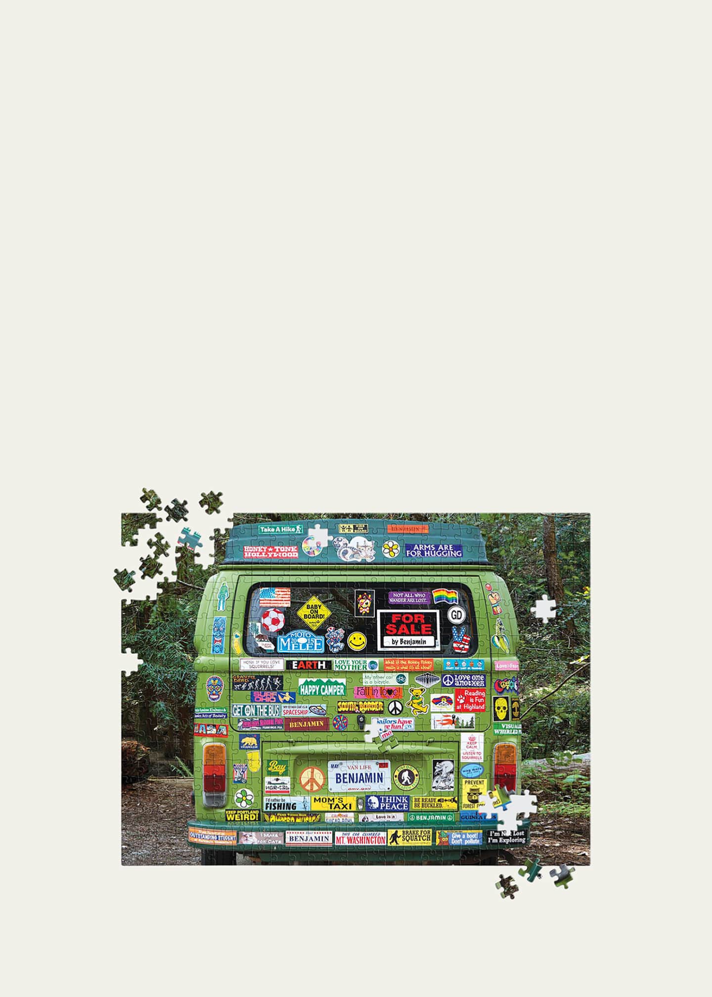 I See Me! Find Me Bumper Sticker 500-Piece Puzzle Set, Personalized