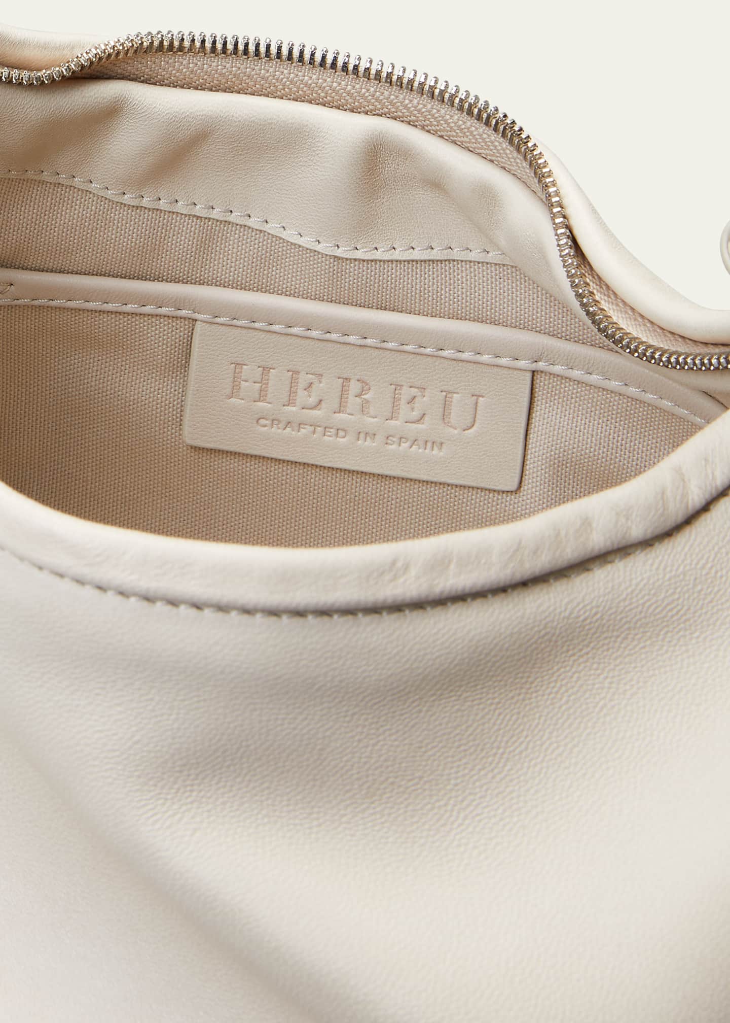 Espiga braided handle leather handbag by Hereu in 2023  Leather handbags  women, Leather shoulder bag, Leather