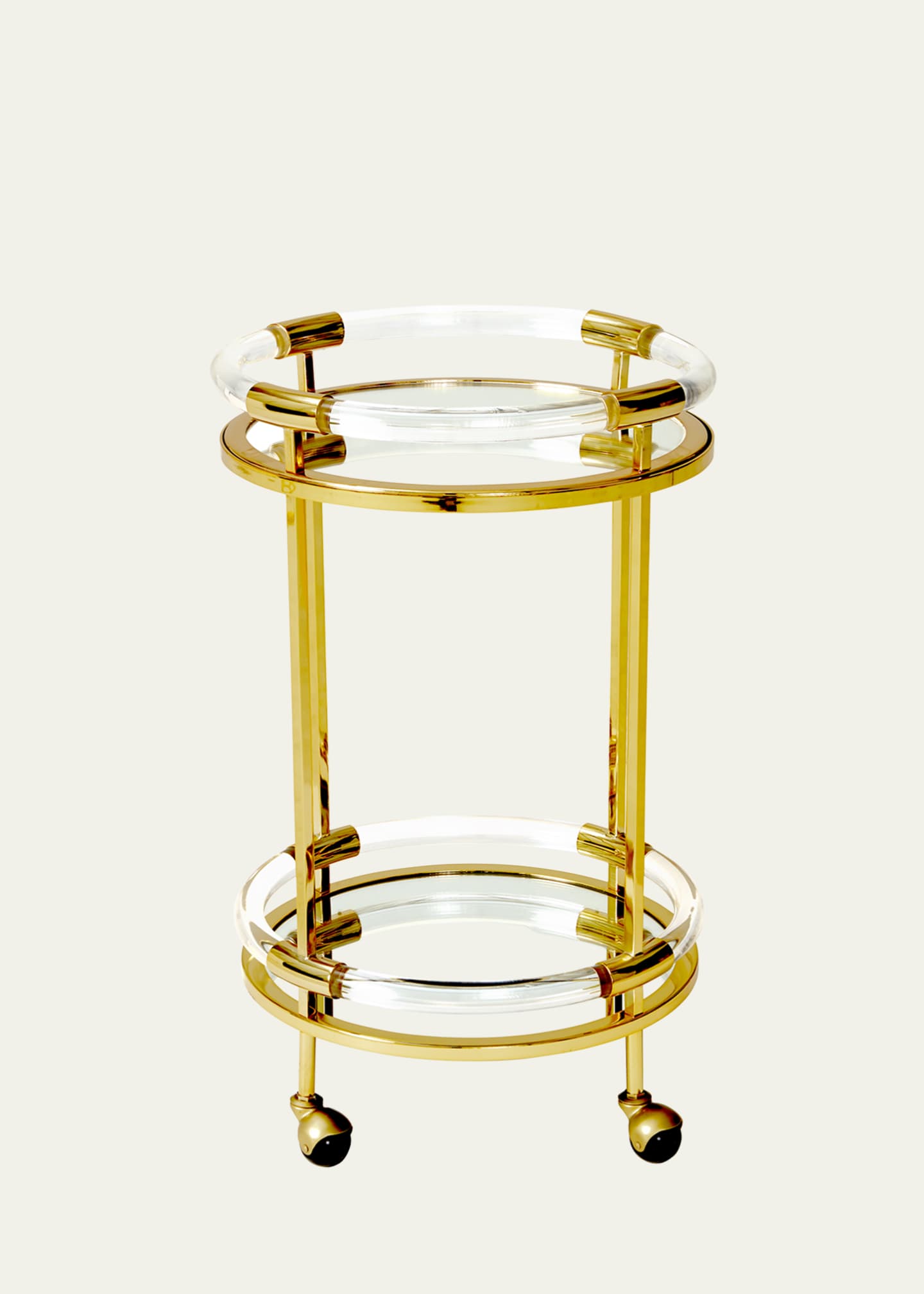 Jonathan Adler Jacques Round Bar Cart Bergdorf Goodman