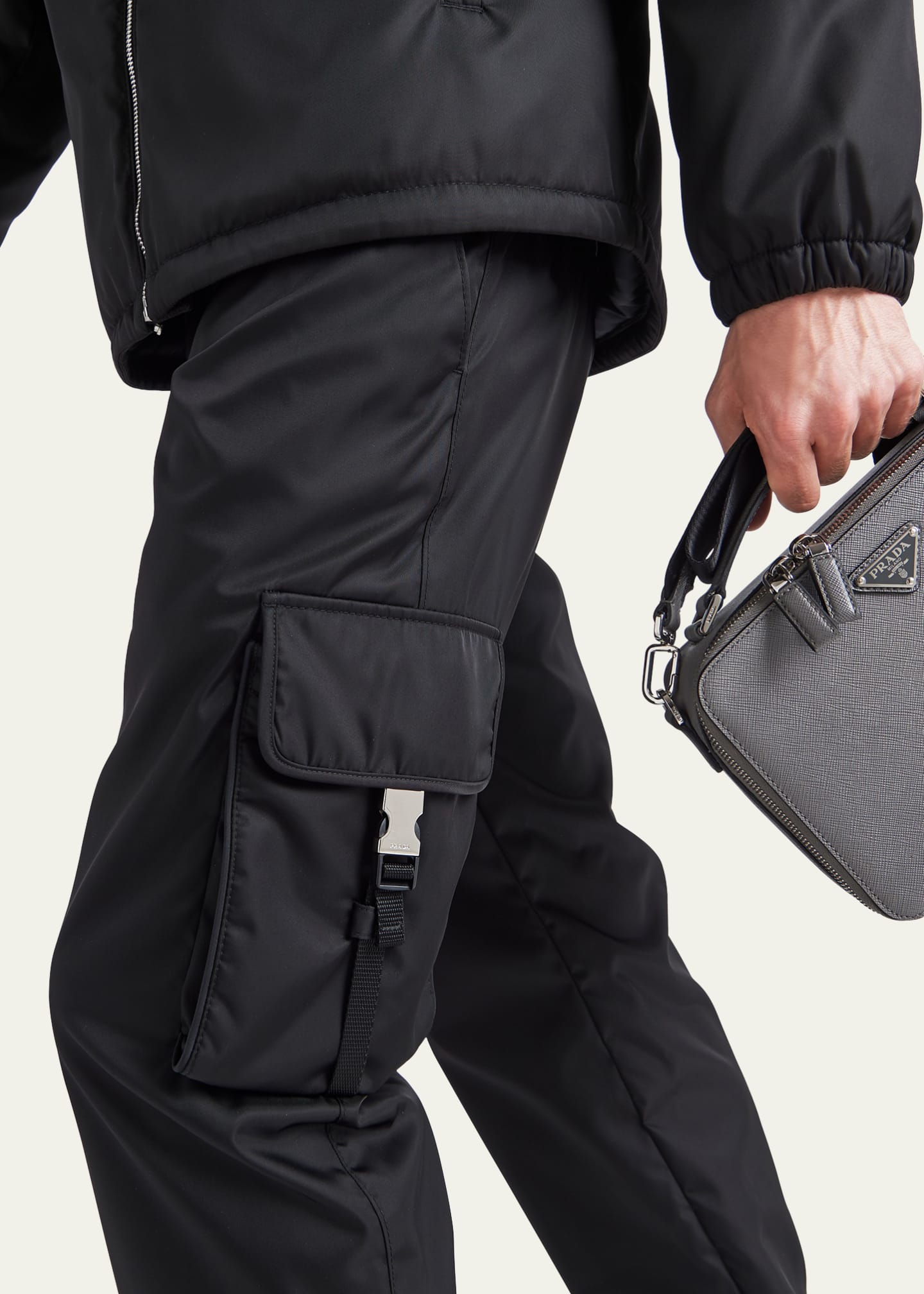 Prada shop nylon trousers