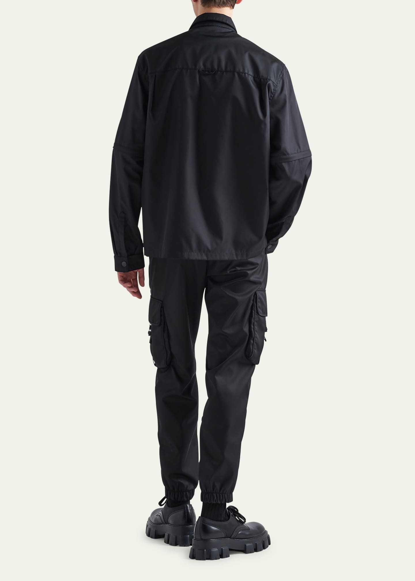 Prada Re-Nylon Cargo Pants Black