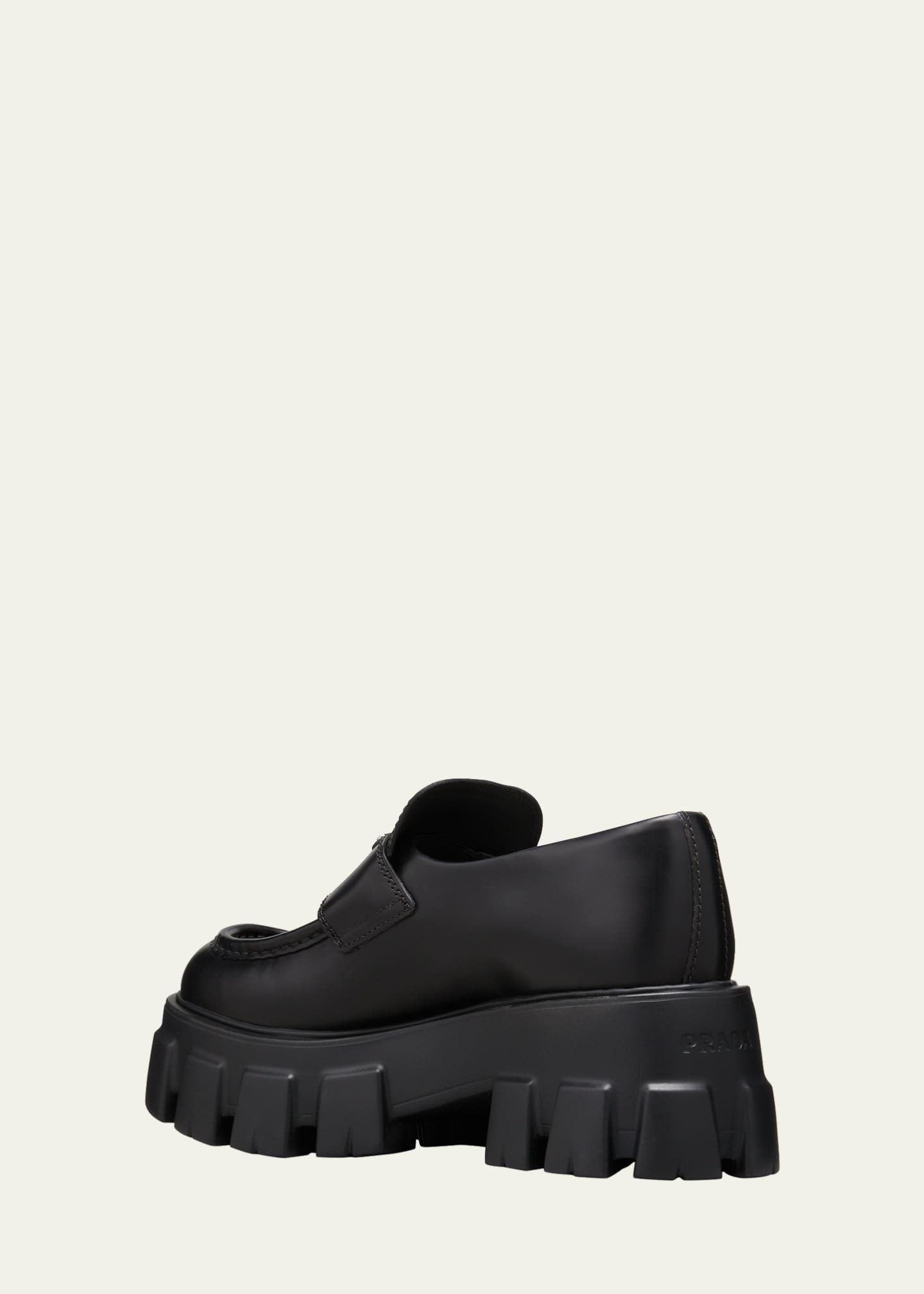 platform loafers prada