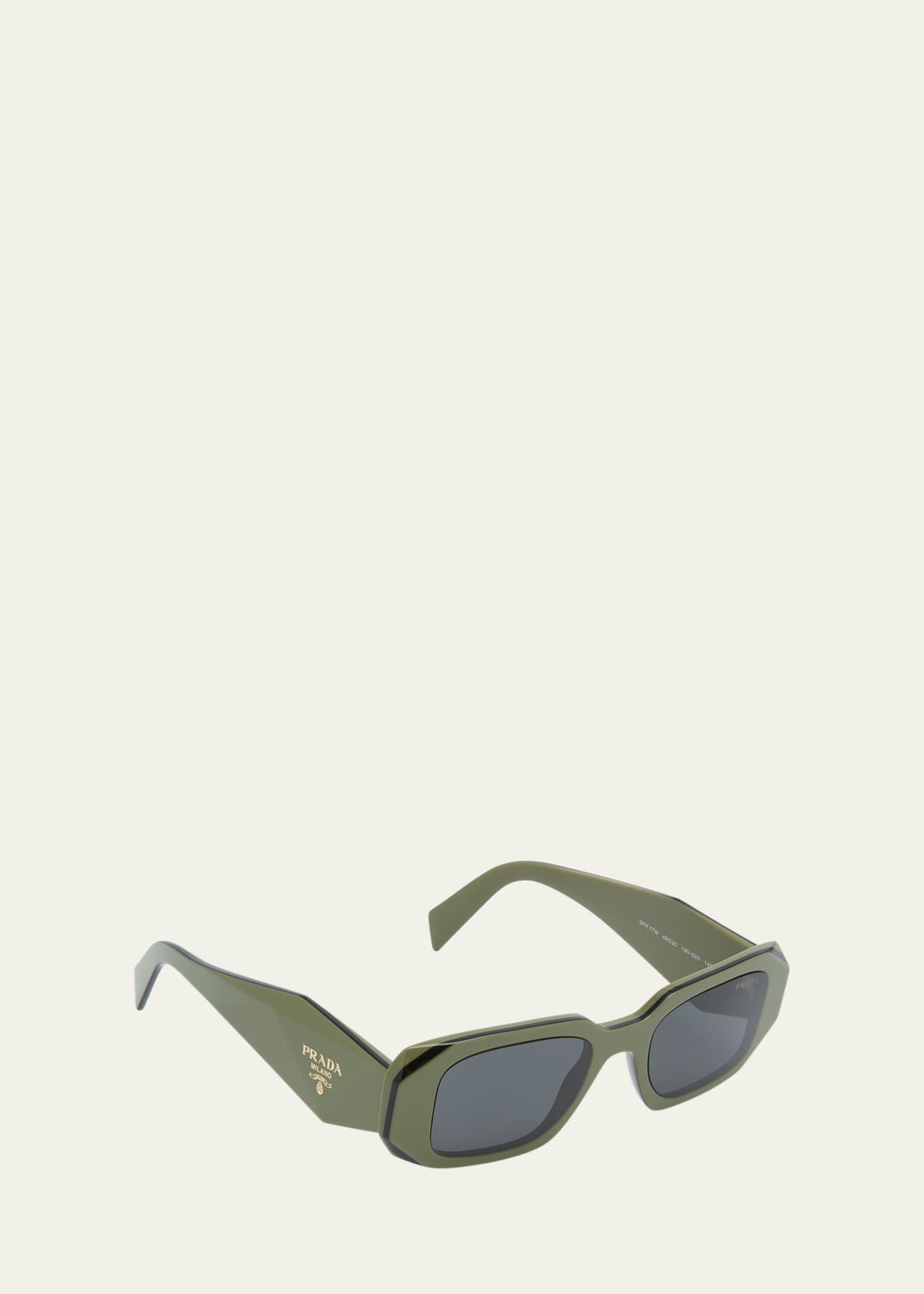 Prada Rectangle Acetate Sunglasses - Bergdorf Goodman