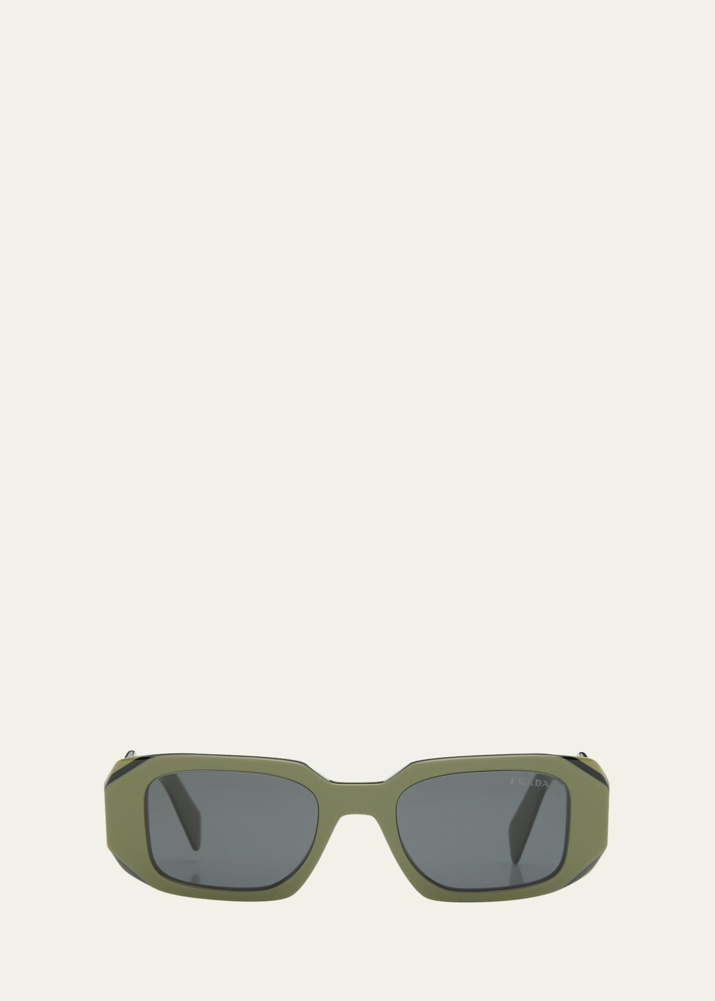 Prada Rectangle Acetate Sunglasses - Bergdorf Goodman