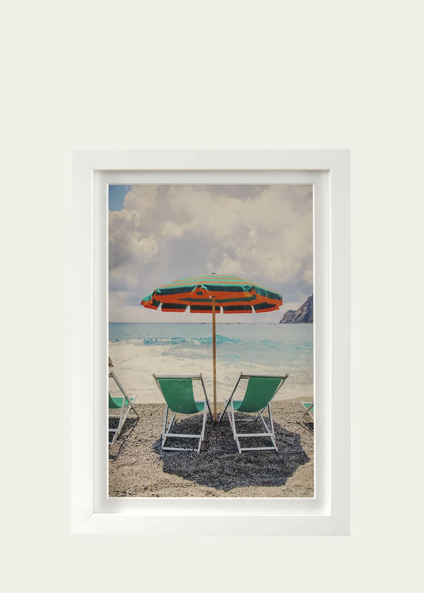 Gray Malin "The Umbrella Cinque Terre" Mini Giclee Print