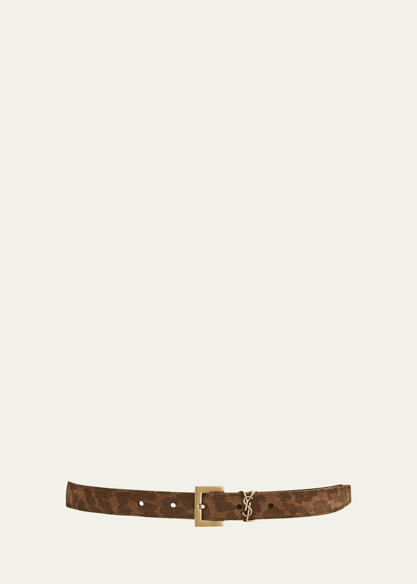 Saint laurent new arrivals suede belt