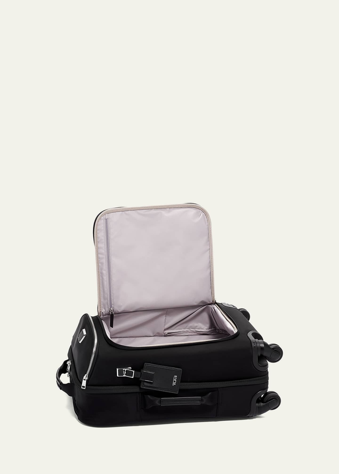 TUMI Leger International Carry-On Luggage, Black/Silver Image 3 of 4