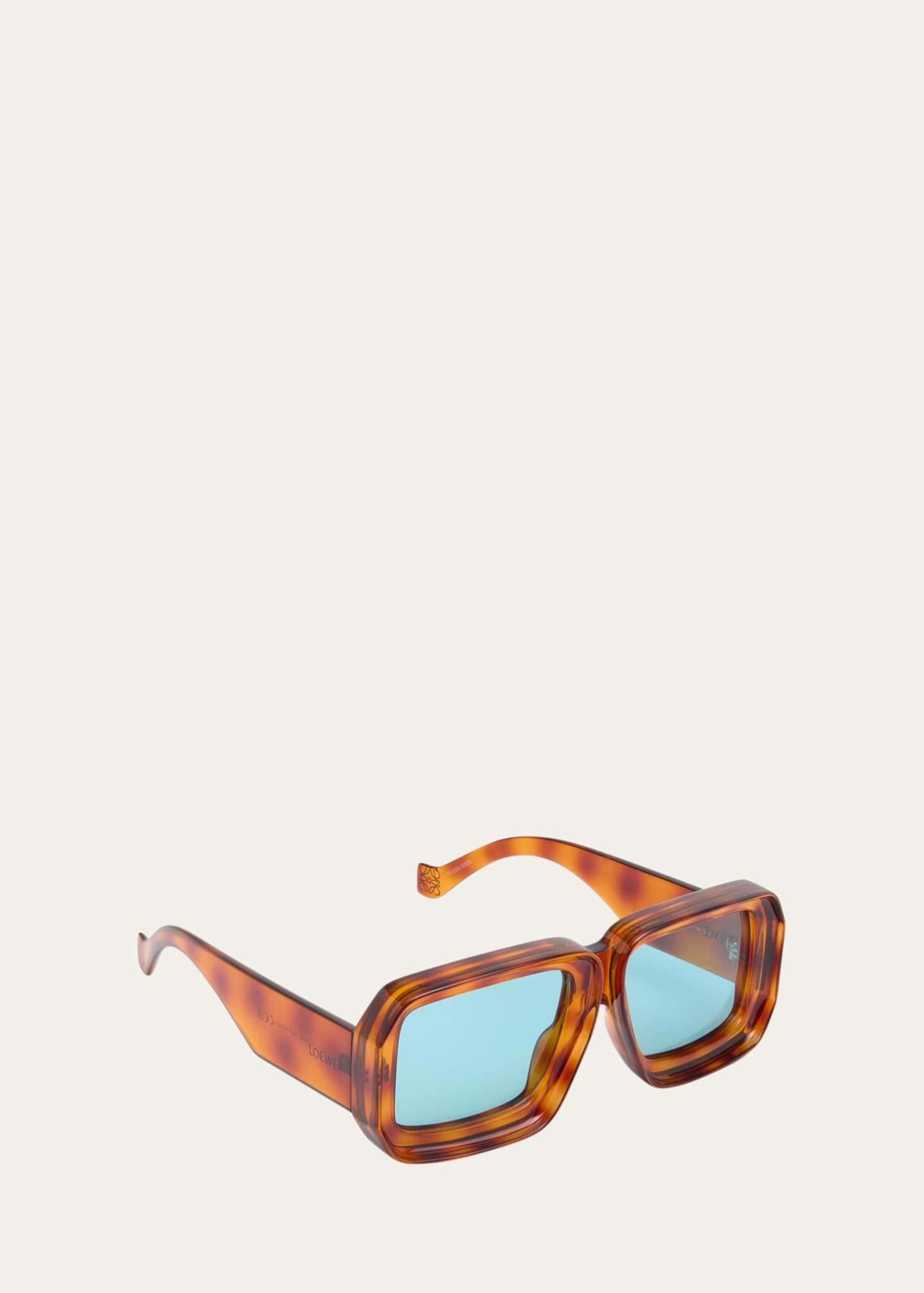 Loewe Oversized Square Monochromatic Sunglasses - Bergdorf
