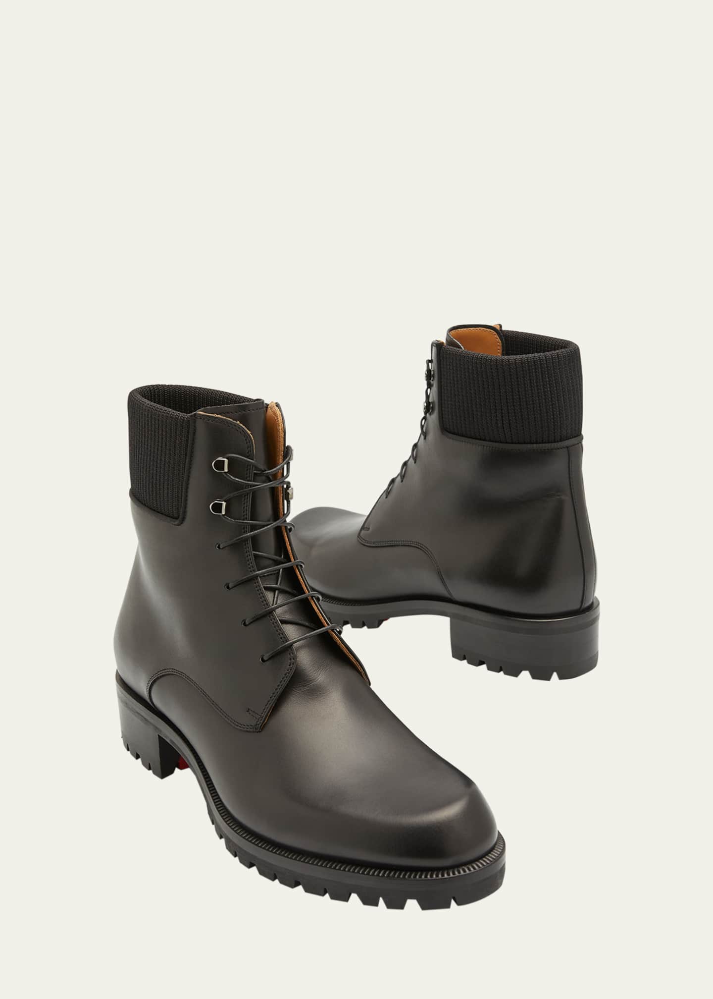 Red bottom boots mens discount