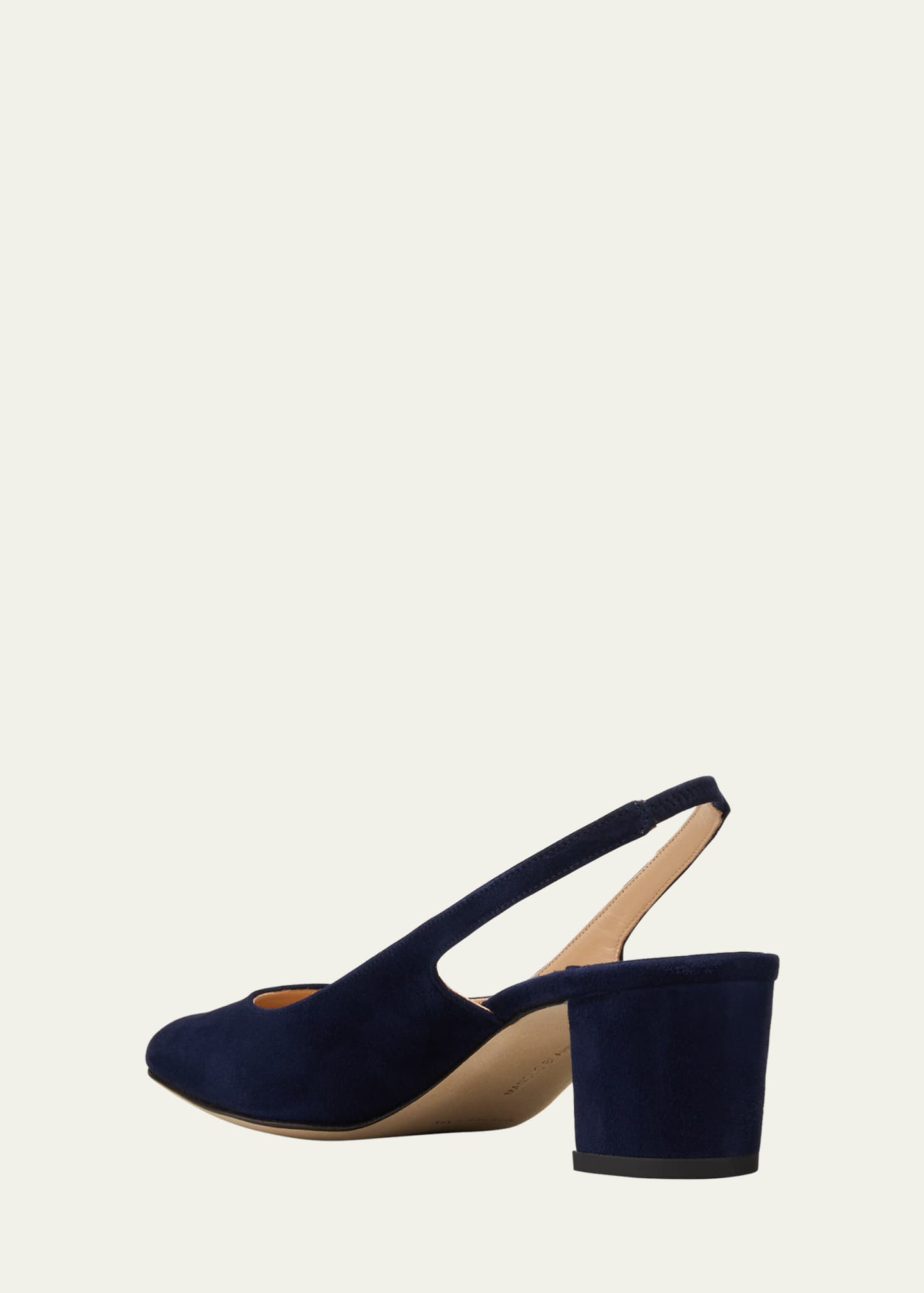 Manolo Blahnik Allurasan Suede Slingback Pumps Image 2 of 3
