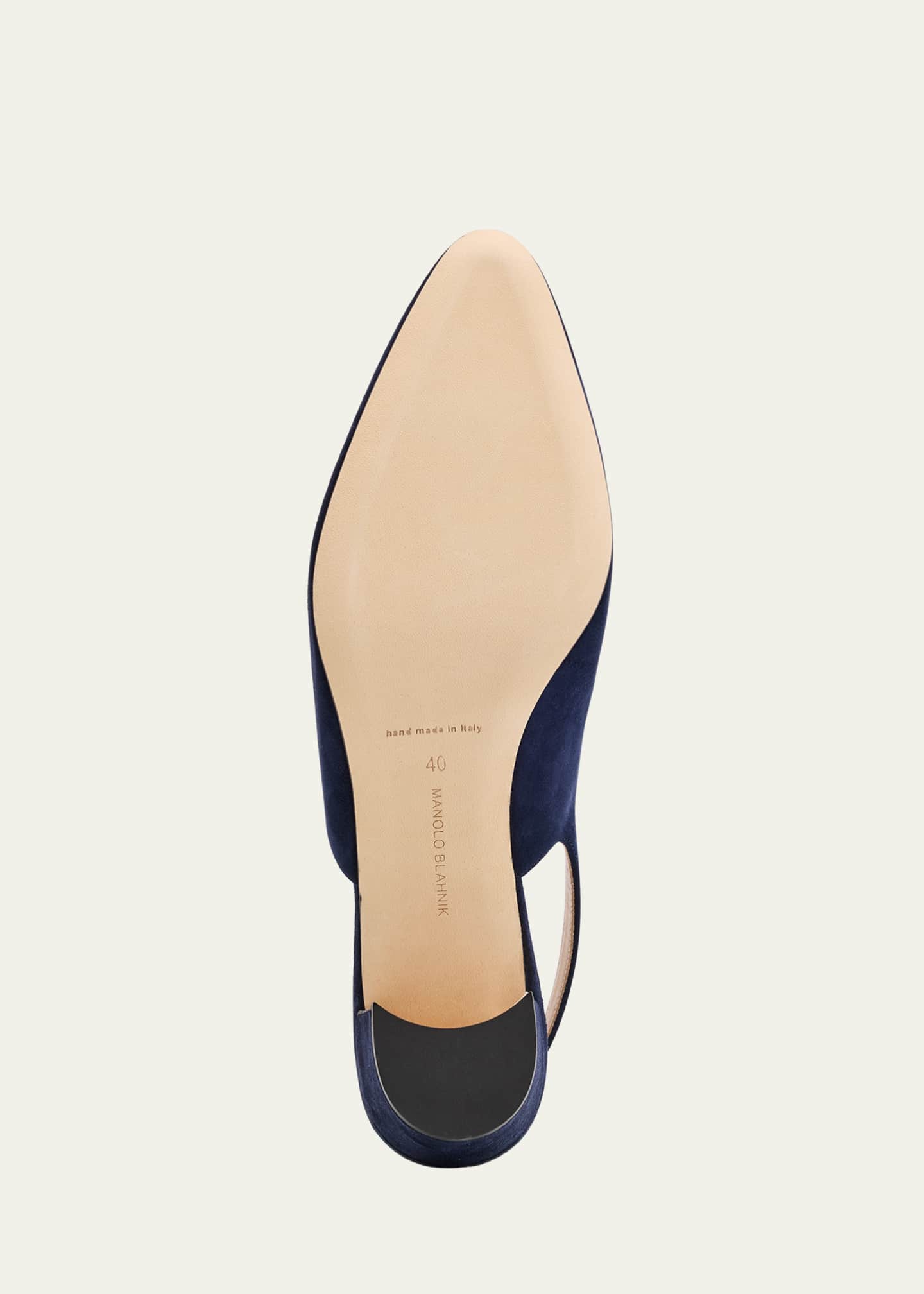 Manolo Blahnik Allurasan Suede Slingback Pumps - Bergdorf Goodman
