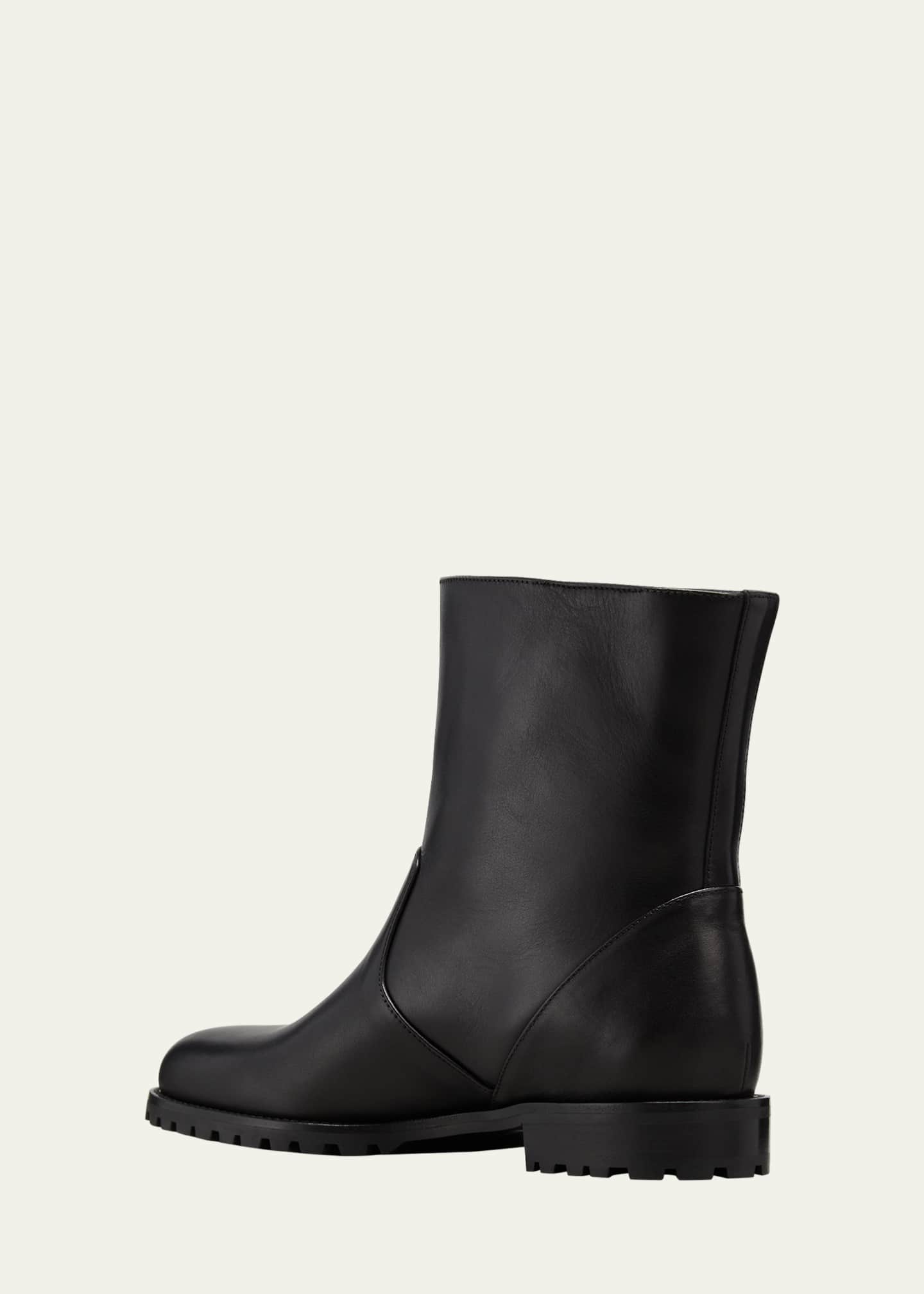 Manolo blahnik sulgamba leather ankle best sale boots
