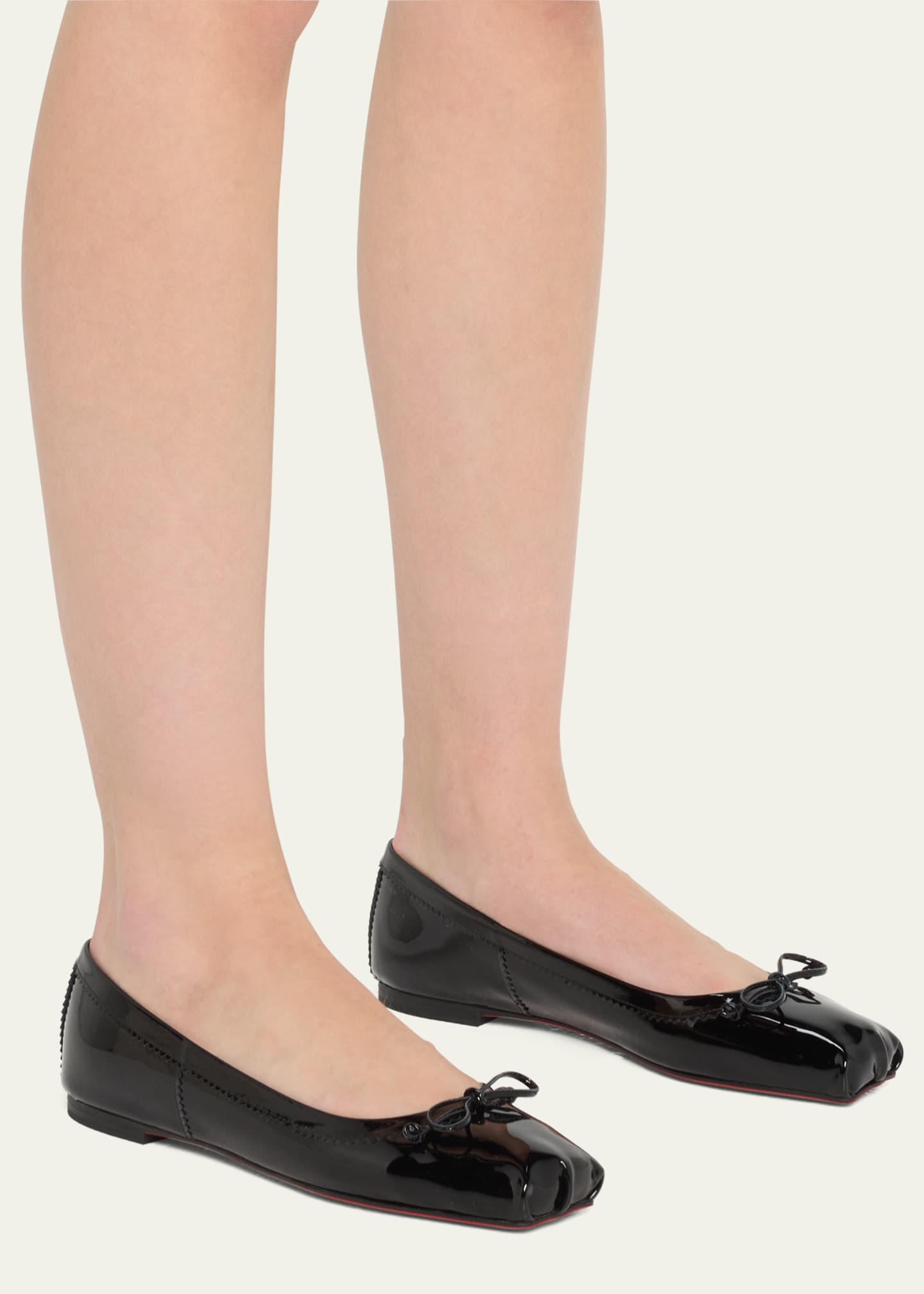Christian louboutin ballet flats hot sale