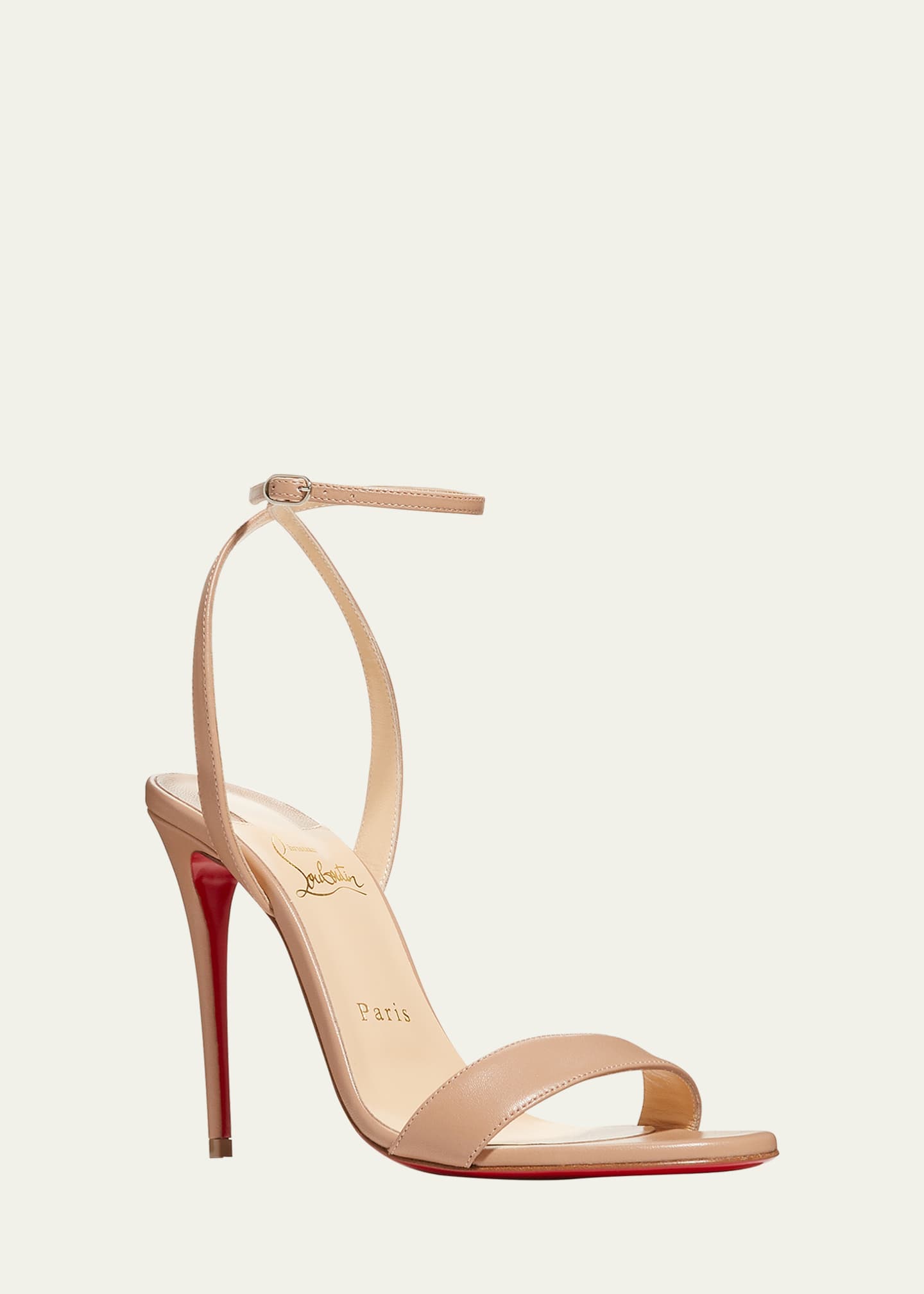 loubigirl chain spike red sole sandals