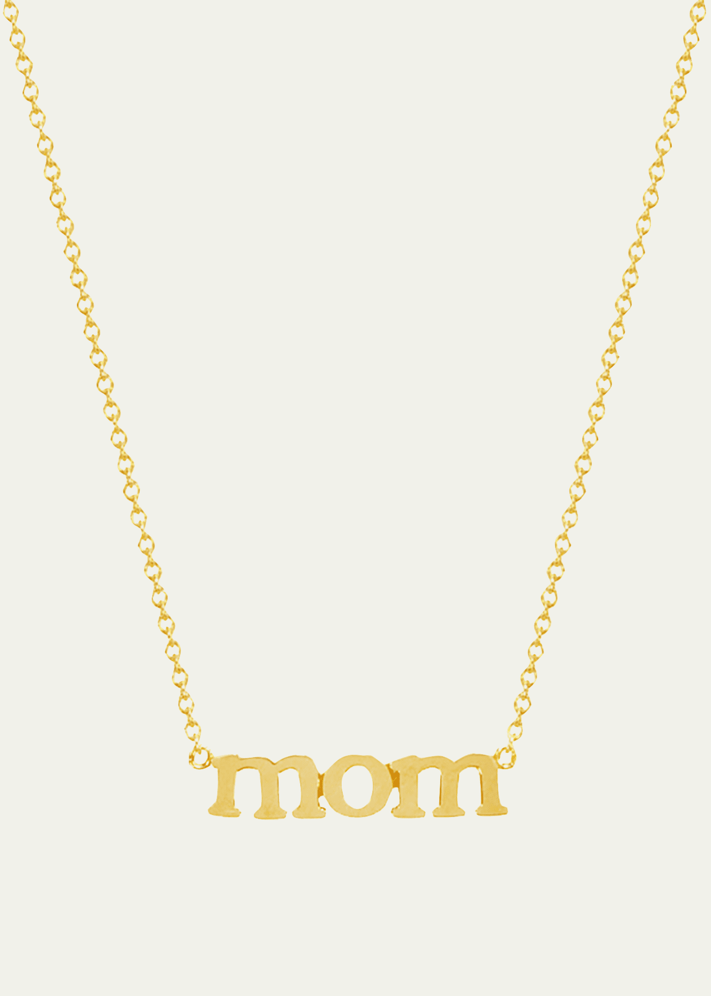 Jennifer Meyer 18k Mom Pendant Necklace