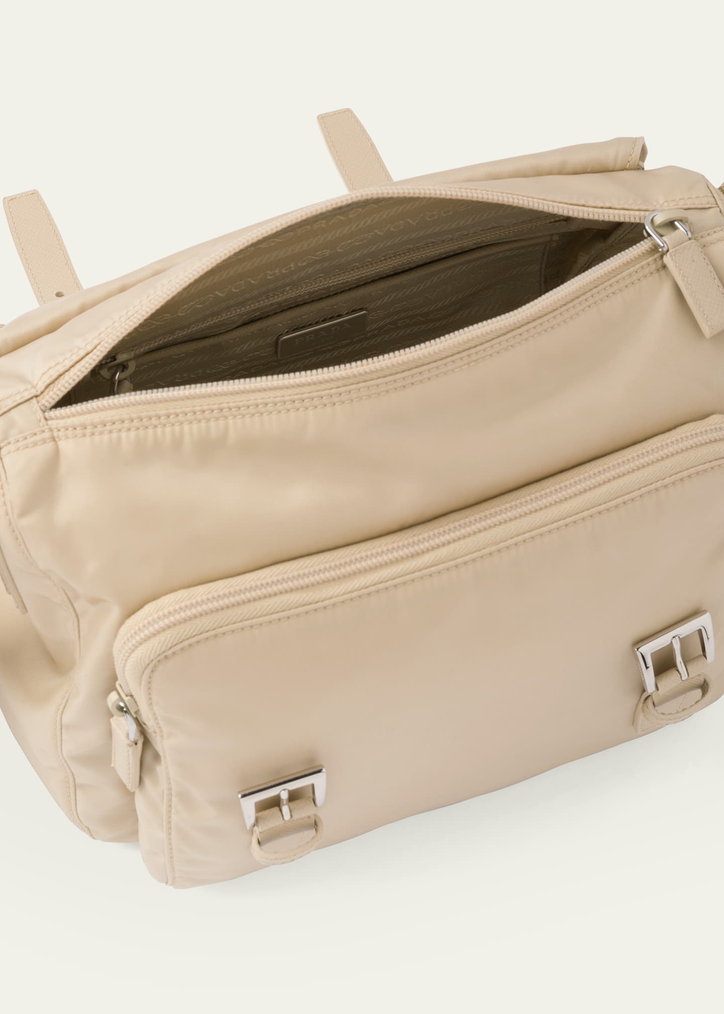 Prada Single Pocket Re-Nylon Shoulder Messenger Bag Image 4 of 5