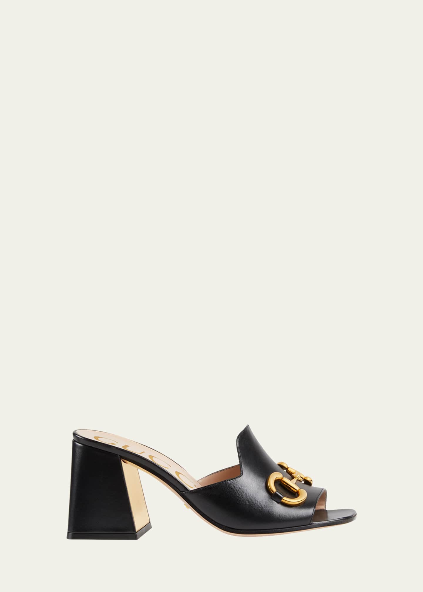 Gucci Baby 75mm Horsebit Mule Sandals
