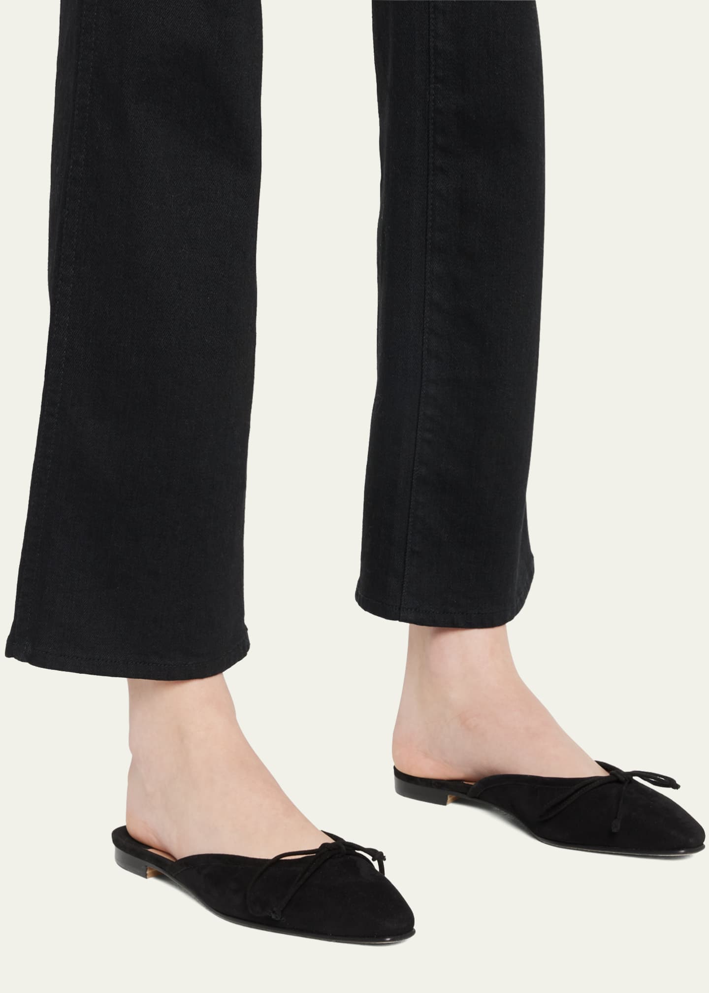 Flat mules top