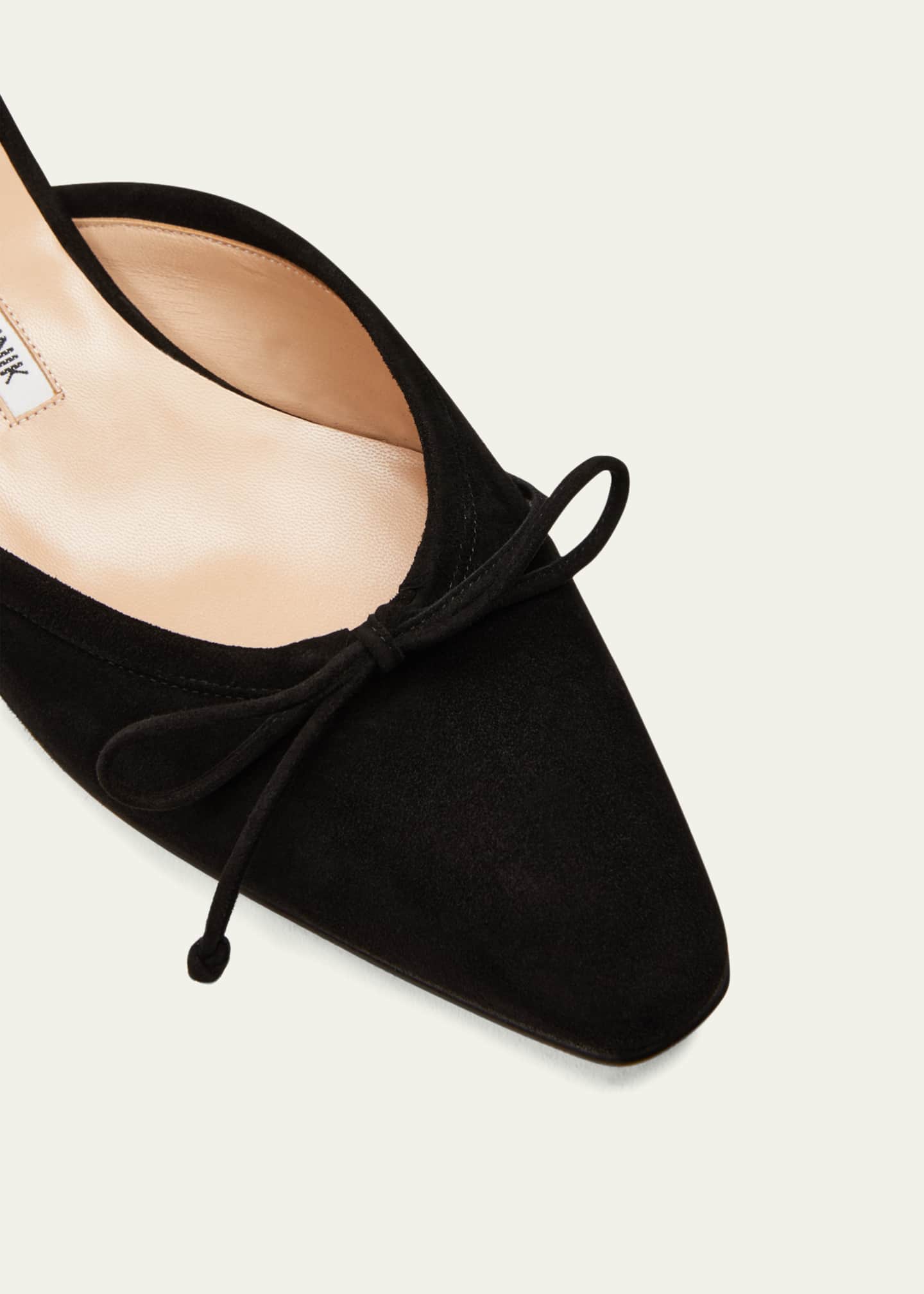 Manolo blahnik best sale ballerimu black