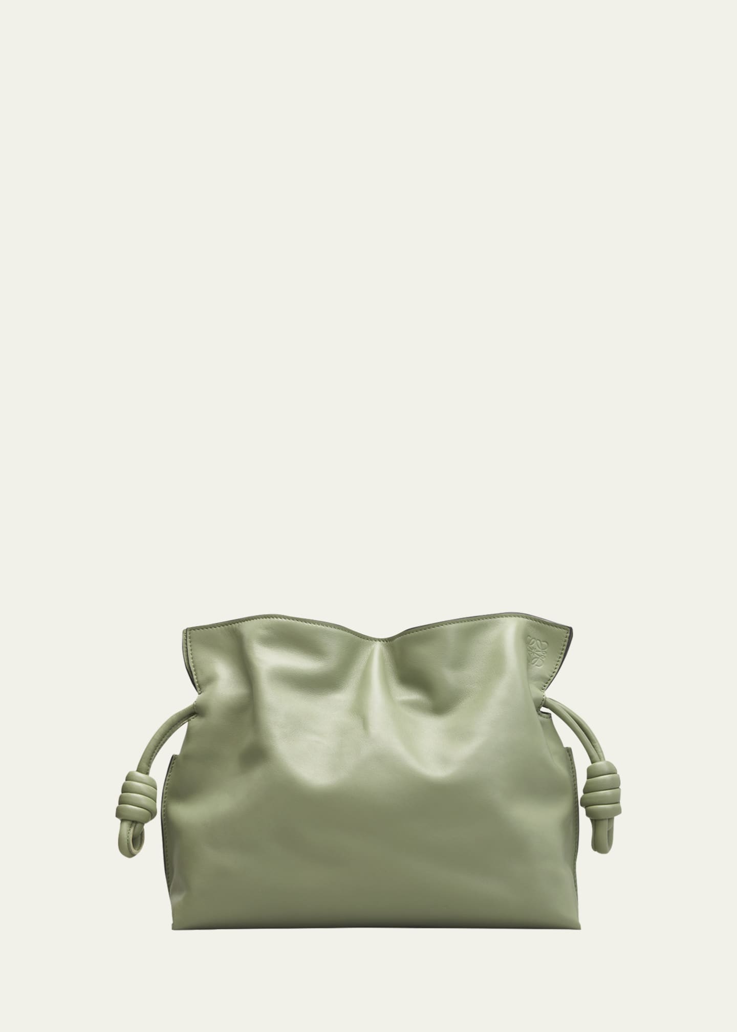 Loewe Flamenco Clutch Bag in Napa Leather with Blind Embossed Anagram -  Bergdorf Goodman