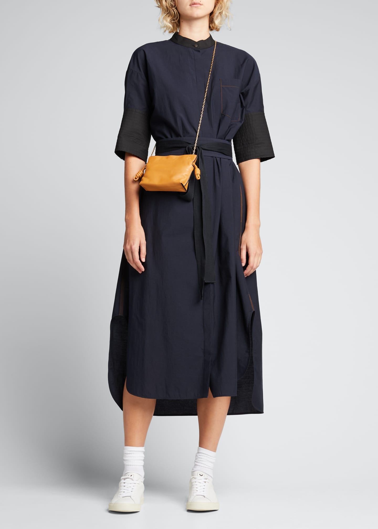 Loewe Flamenco Nano Leather Clutch Bag Bergdorf Goodman