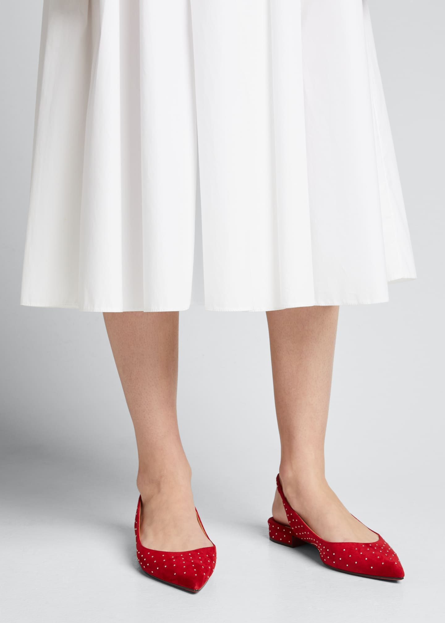 suede slingback flats