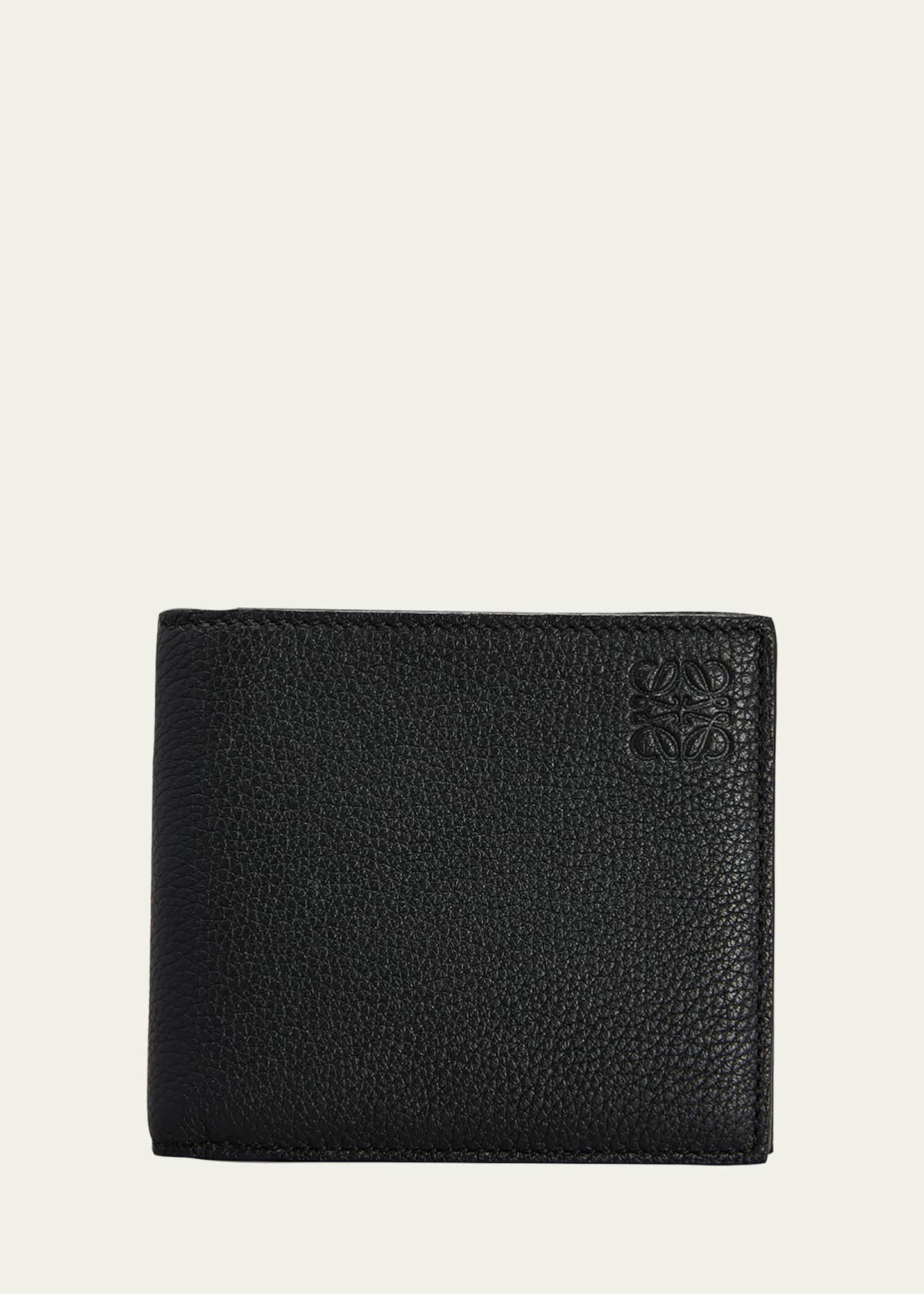 Loewe Men's Debossed Anagram Leather Bifold Wallet Bergdorf Goodman
